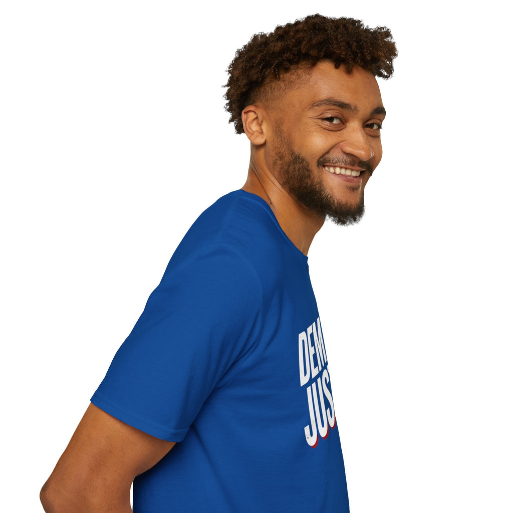 Demand Justice T-Shirt — Bold Protest Tee for Activists & Social Justice Supporters