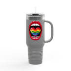 Rainbow Tongue Insulated Travel Mug - 40oz, Perfect for Pride Celebrations