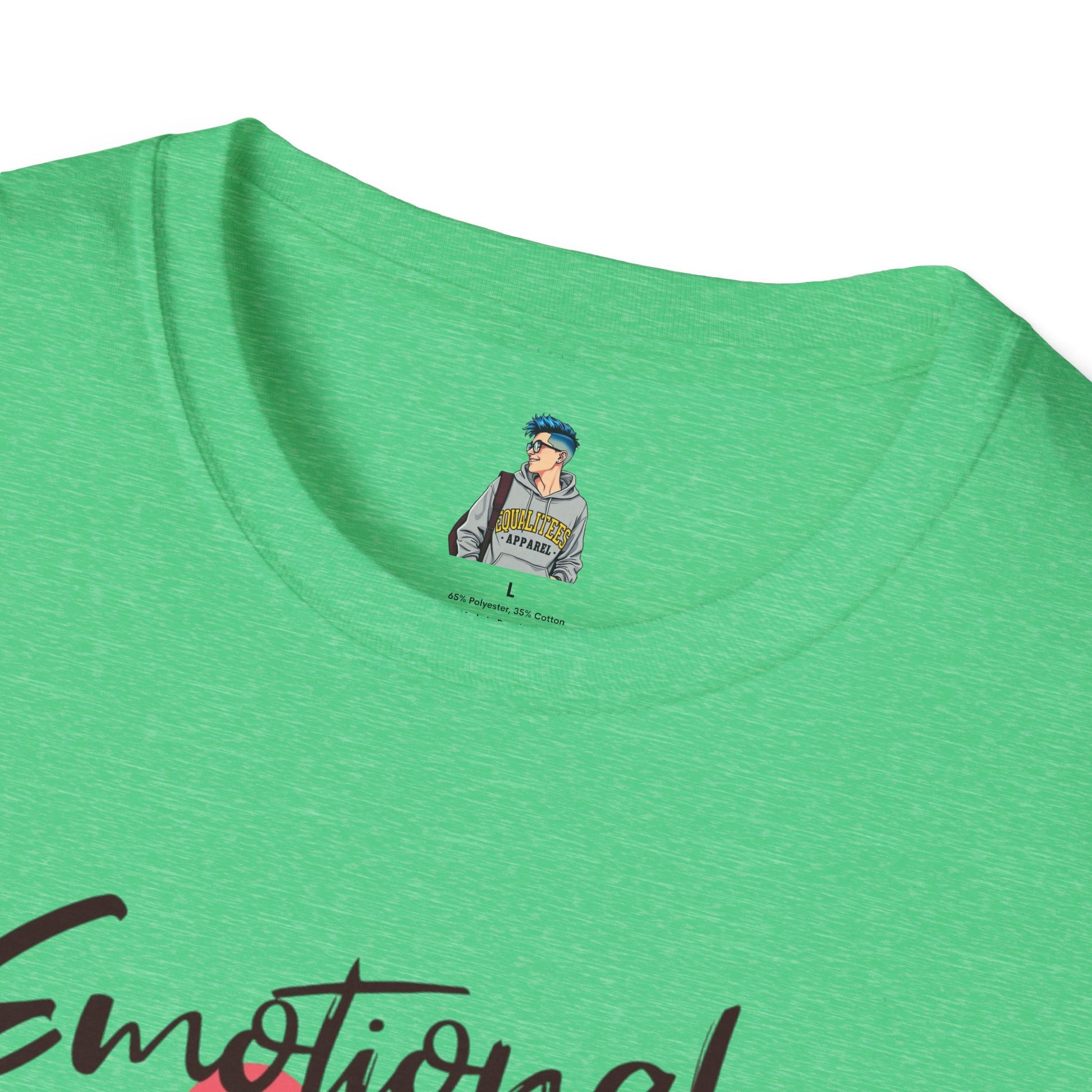 Emotional Support Human Unisex Softstyle T-Shirt