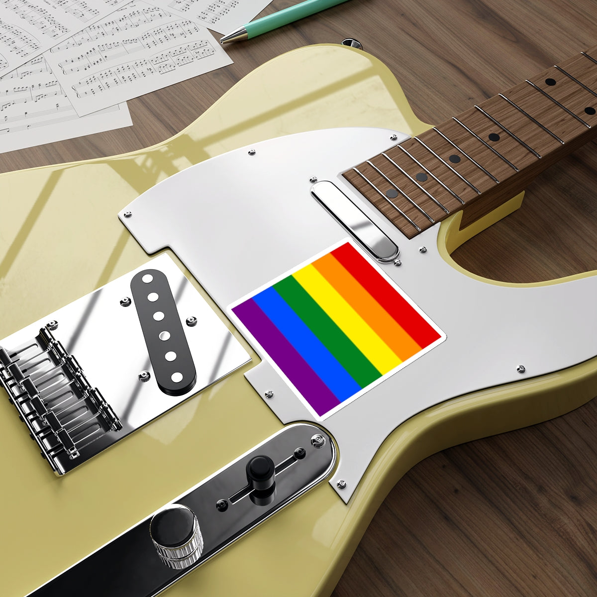 Die-Cut Stickers - Rainbow Flag