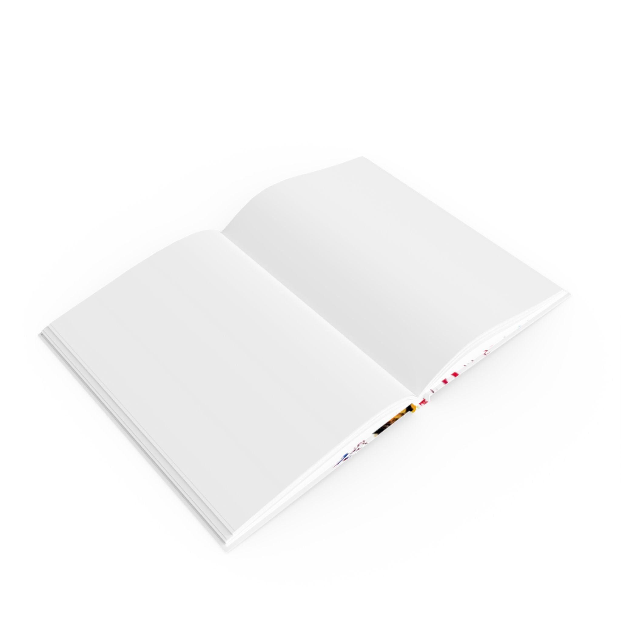 Rainbow Painted Feet Hard Backed Journal - Perfect for Gifts, Journaling, and Celebrations