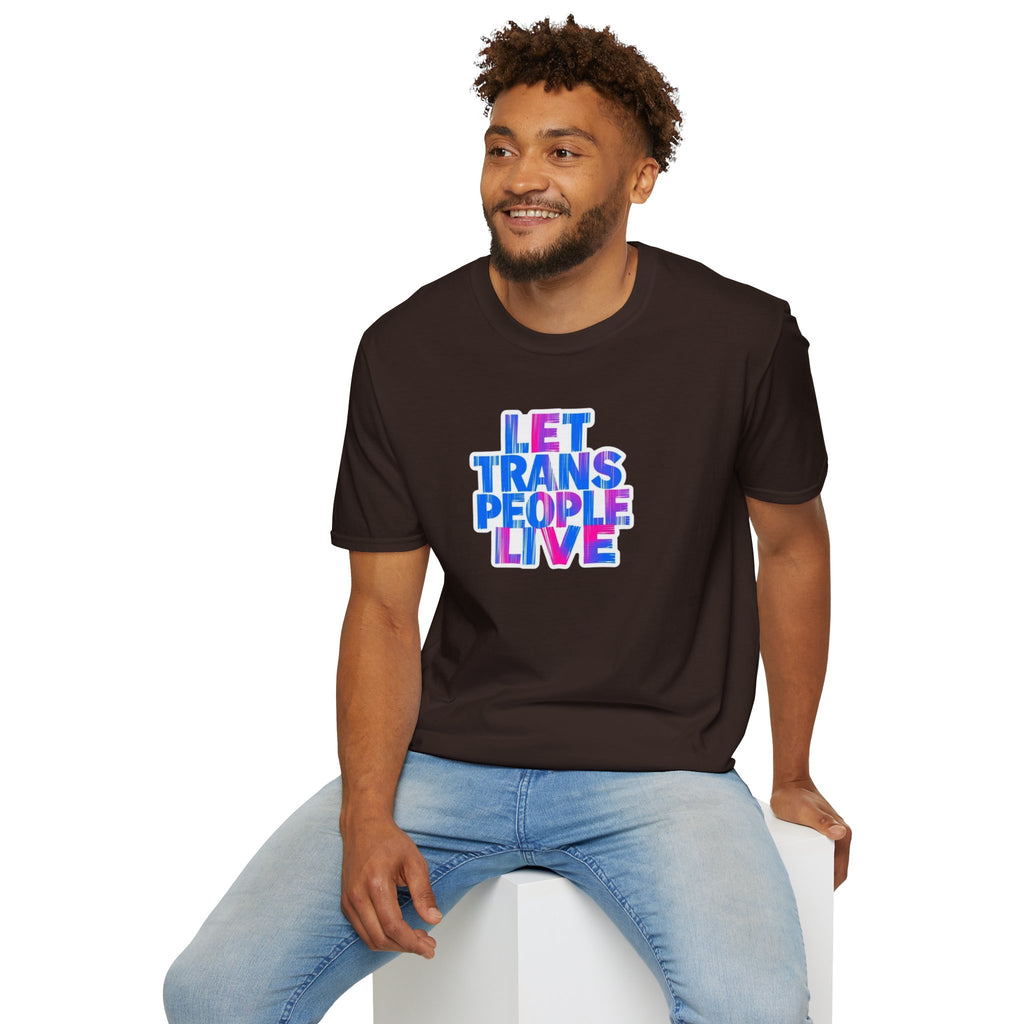 Let Trans People Live Unisex Softstyle T-Shirt