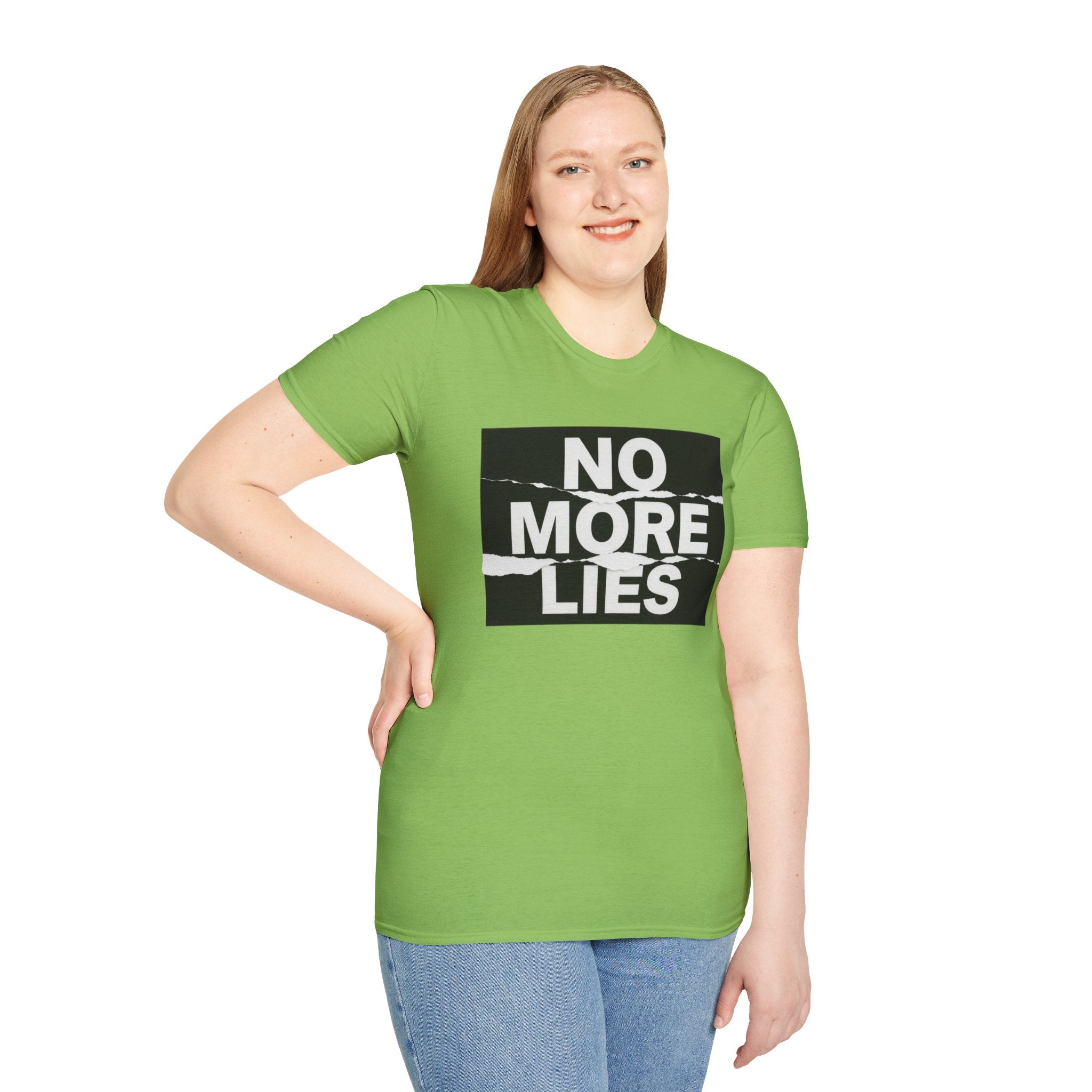 No More Lies T-Shirt — Bold Protest Graphic Tee
