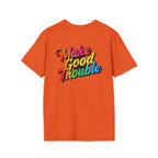 Inspirational Unisex Softstyle T-Shirt - 'Make Good Trouble' Rainbow Statement Tee