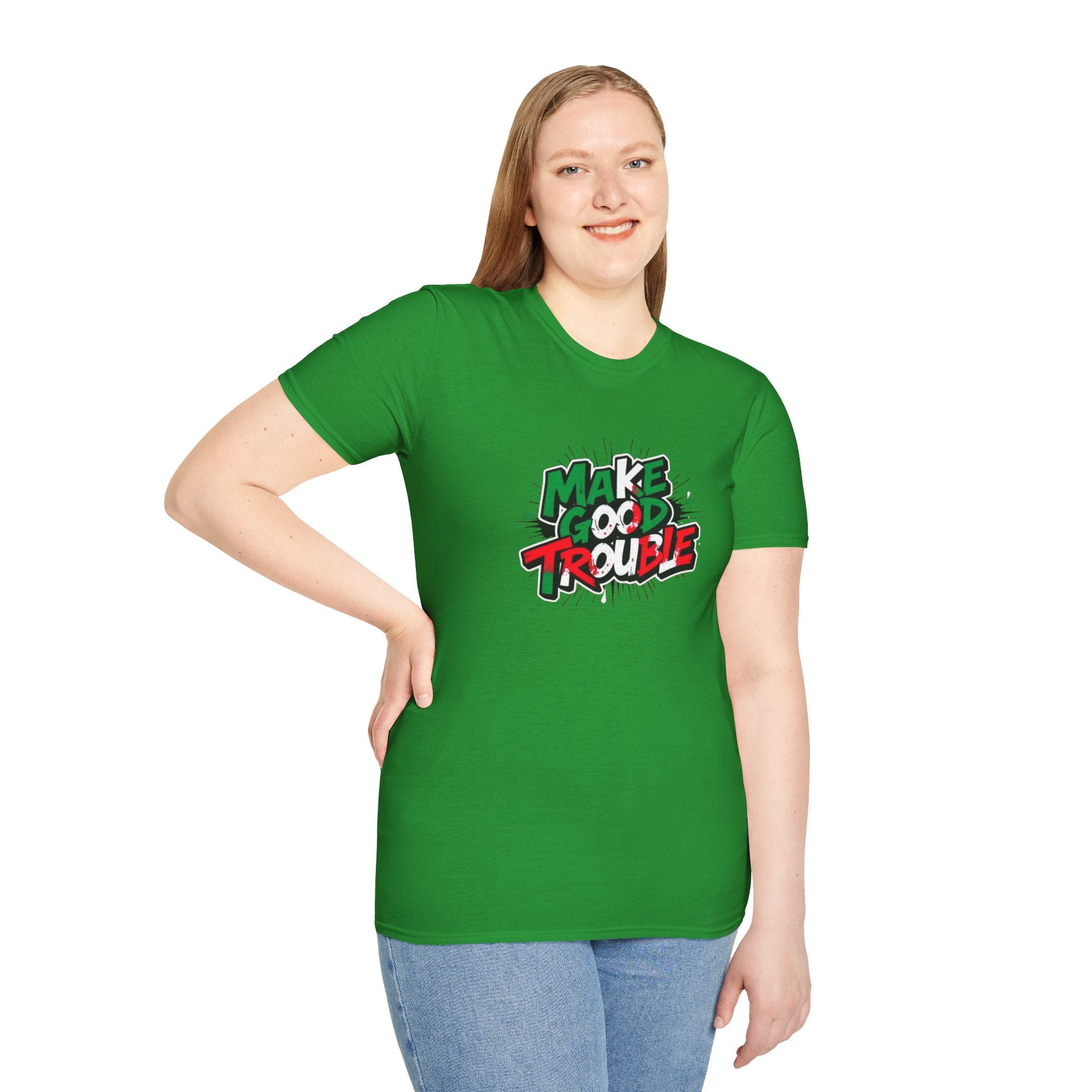 Make Good Trouble T-shirt  Fun Graphic Tee for Activists & Trendsetters