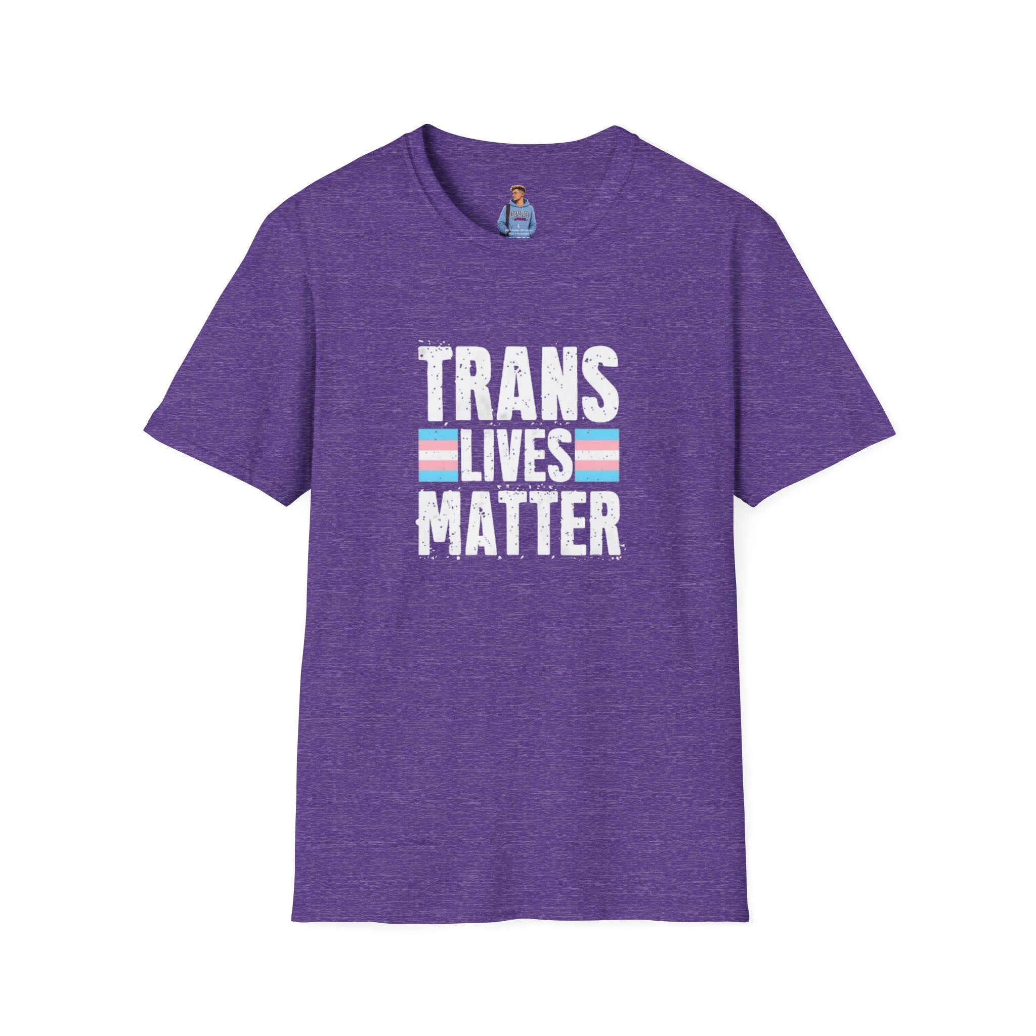 Trans Lives Matter Unisex Softstyle T-Shirt - Support LGBTQ+ Rights