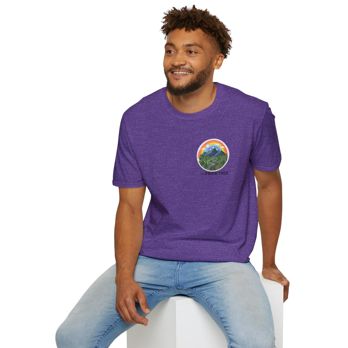 Pride Tree Las Vegas Mountain Graphic T-Shirt