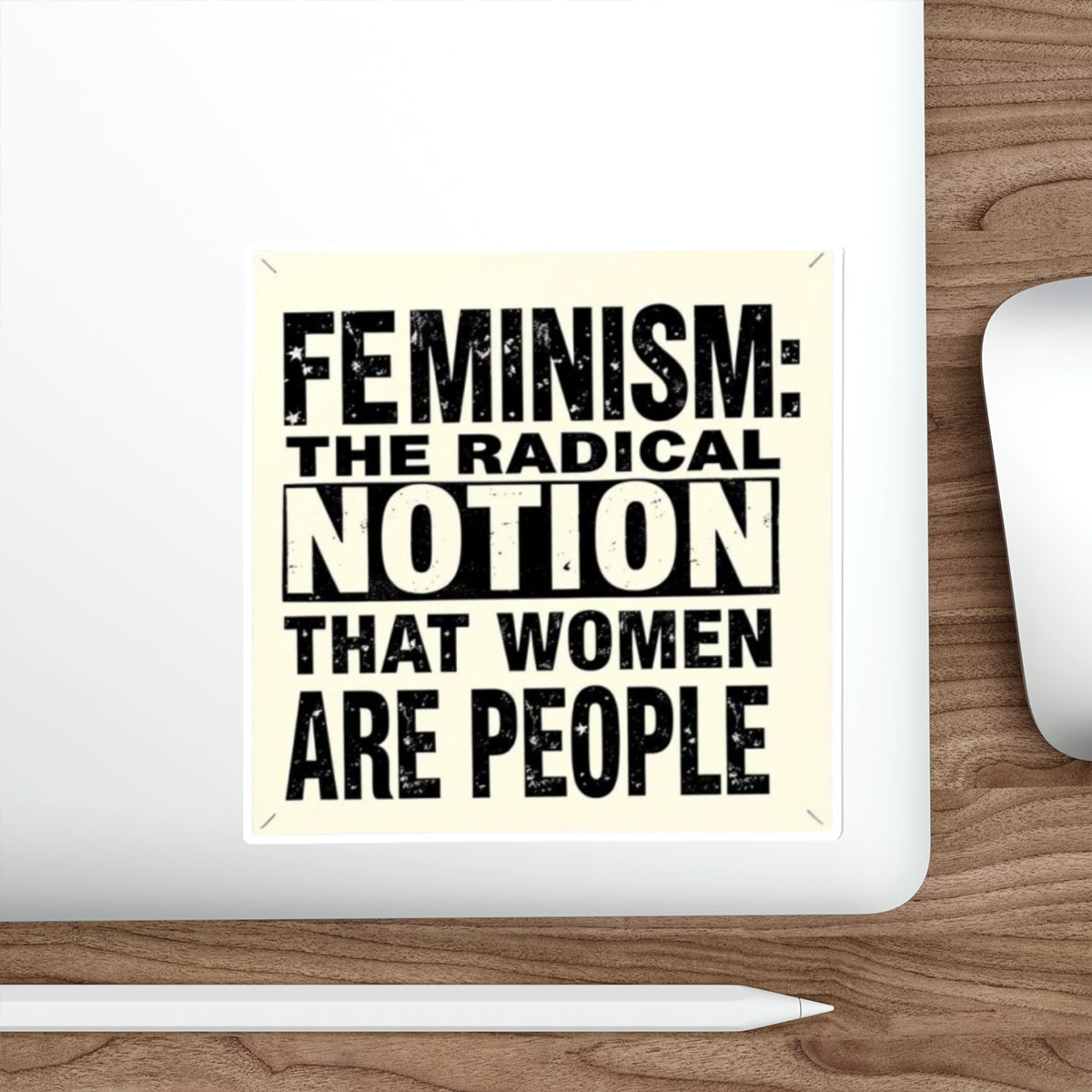 Die-Cut Stickers - FEMINISM: THE RADICAL NOTION THAT WOMEN ARE PEOPLE