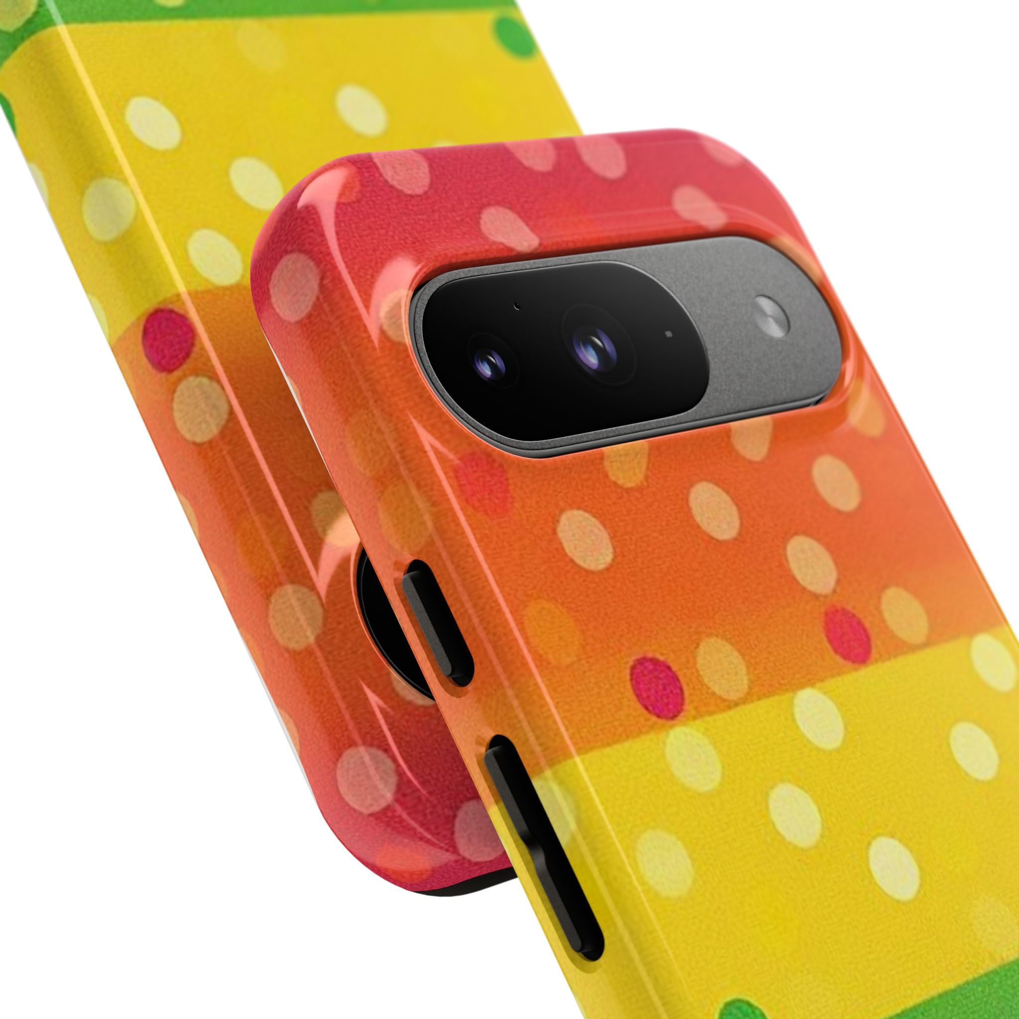 Rainbow Polka-Dot Tough Case for Android