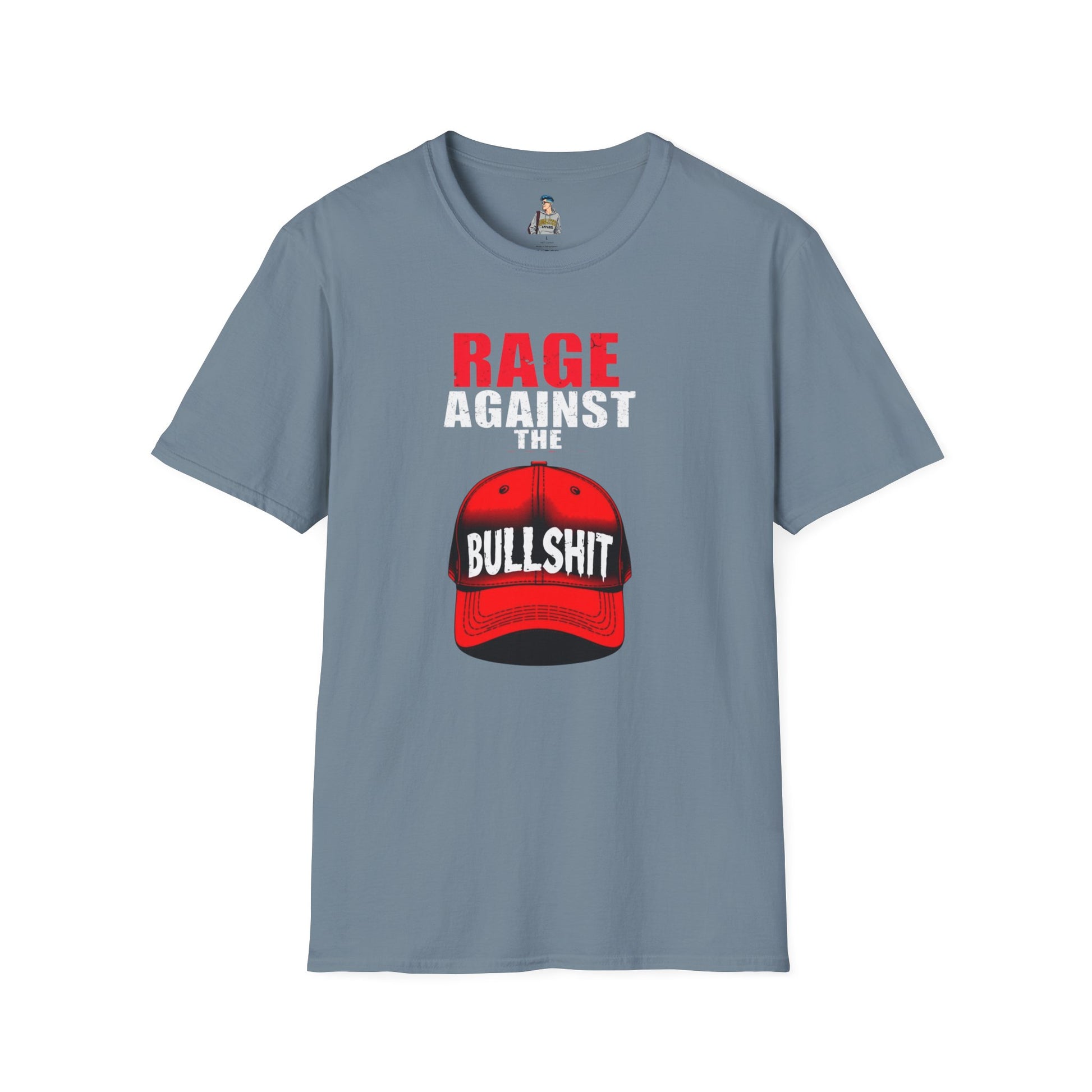 Unisex Softstyle T-Shirt - "Rage Against the BS" Graphic Tee