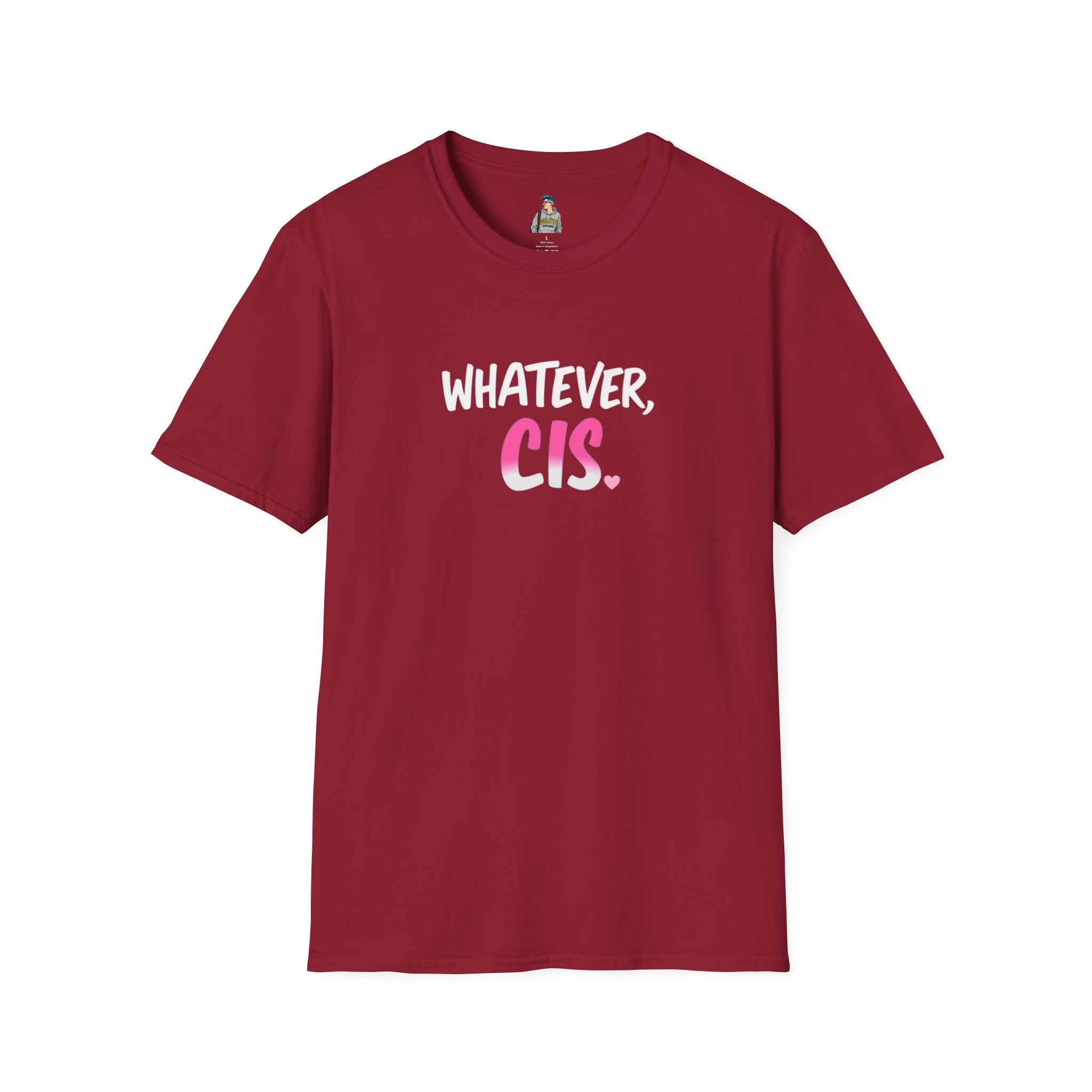 Whatever, CIS Unisex Softstyle T-Shirt - Comfortable and Inclusive Pride Apparel