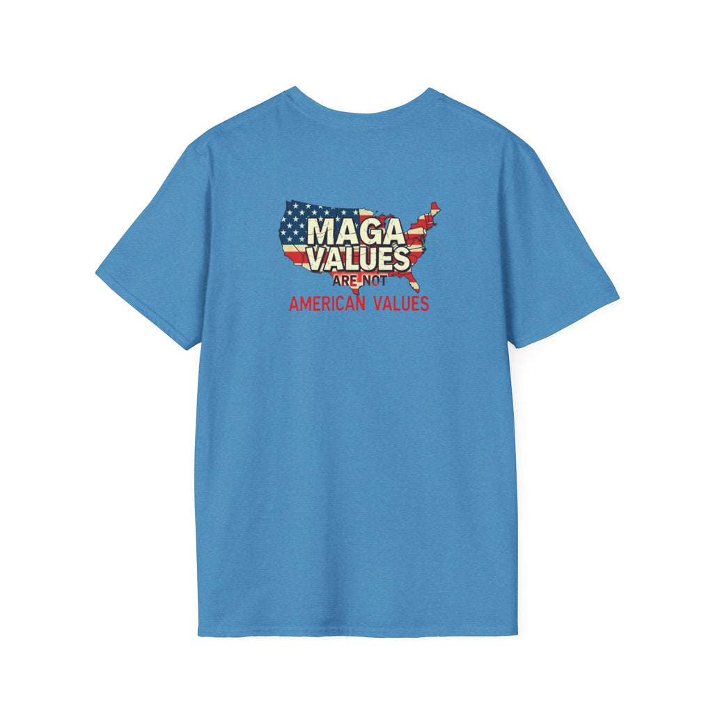Impeach Felon47 Unisex Softstyle T-Shirt - USA Graphic Statement Tee