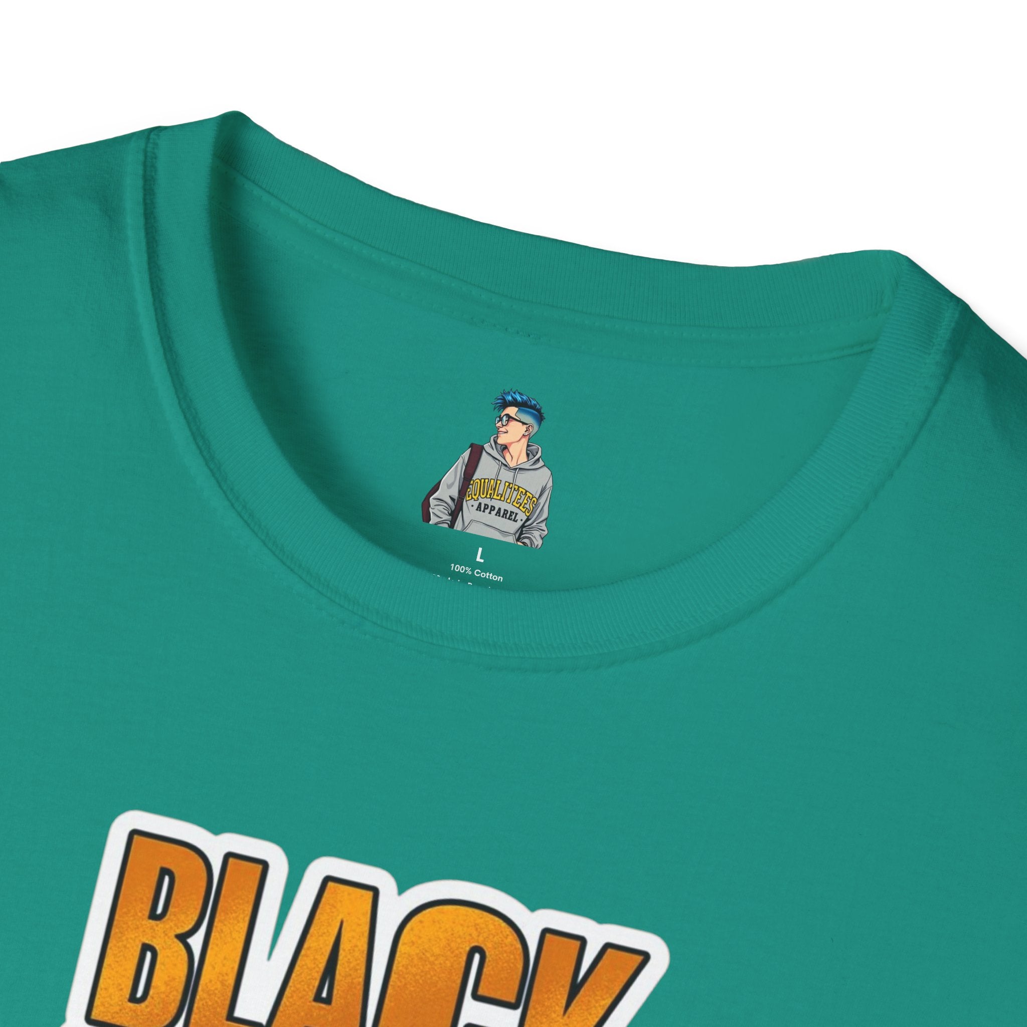 Unisex Softstyle T-Shirt - "Black History is Now" Inspirational Tee