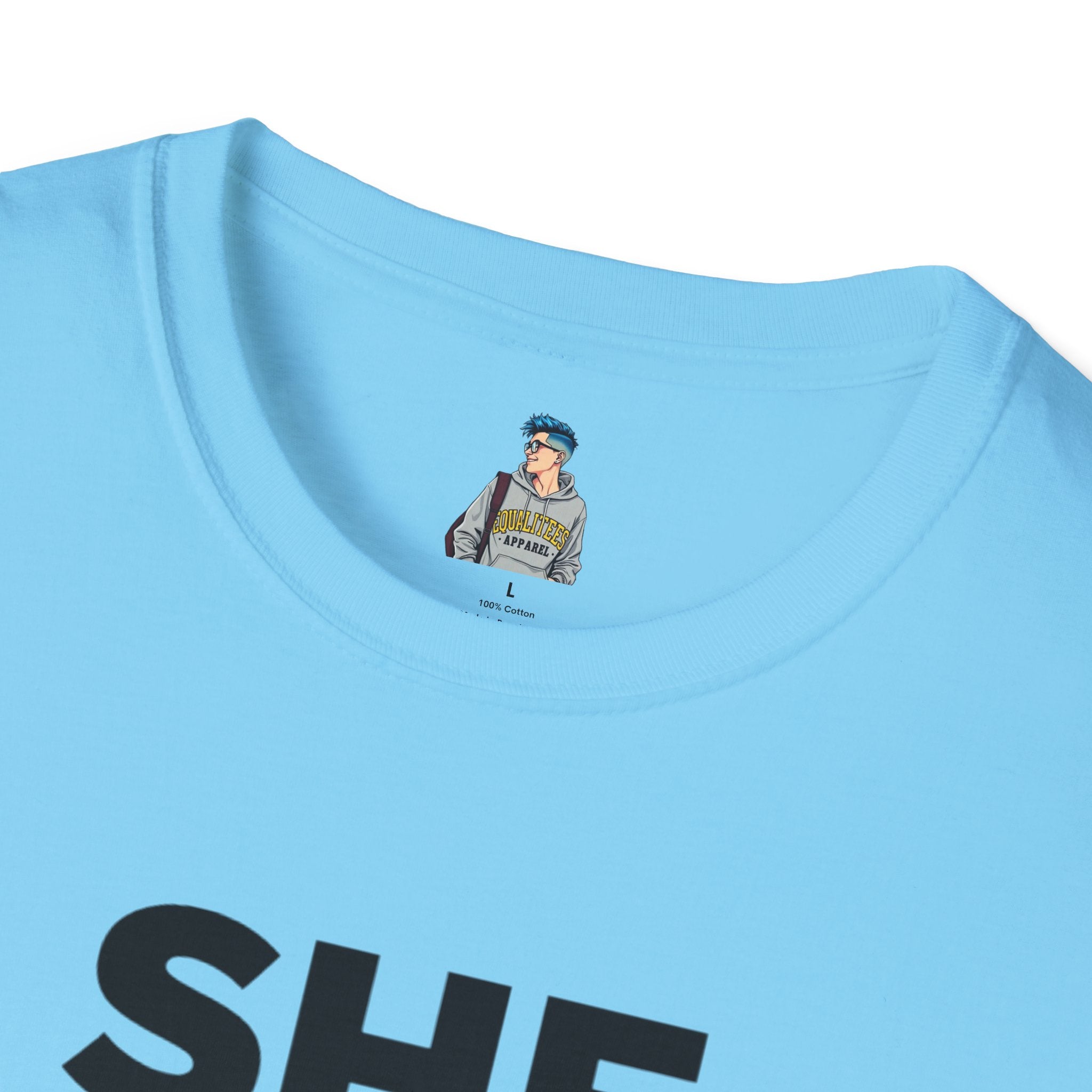 She Said Stop T-Shirt - Bold Statement Tee for Consent Awareness