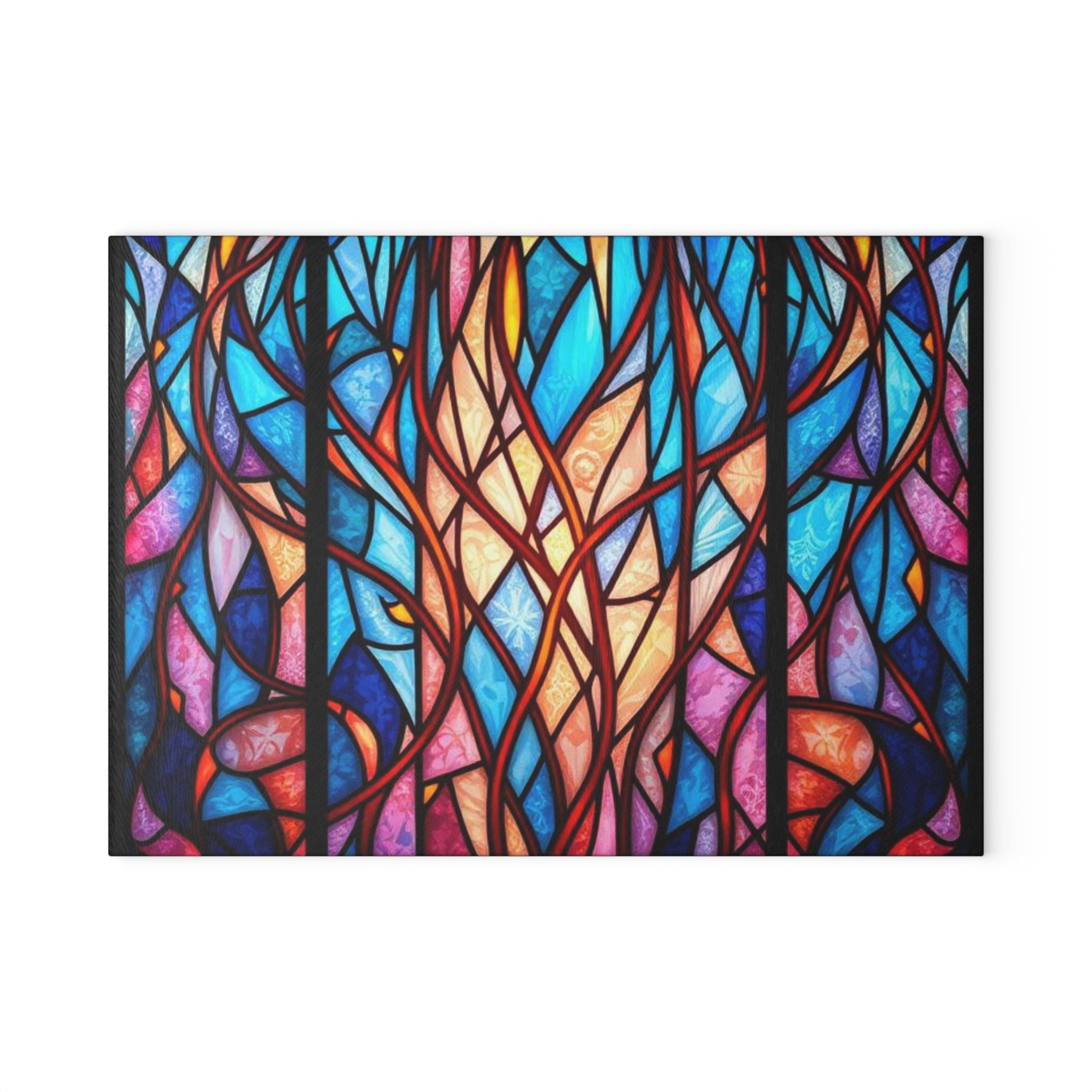 Stained Glass Cutting Board - Vibrant Kitchen Decor for Home Chefs