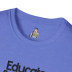 Teacher Advocate T-Shirt - Subtle Pride Educate Advocate Celebrate Design - EqualiTees.Me