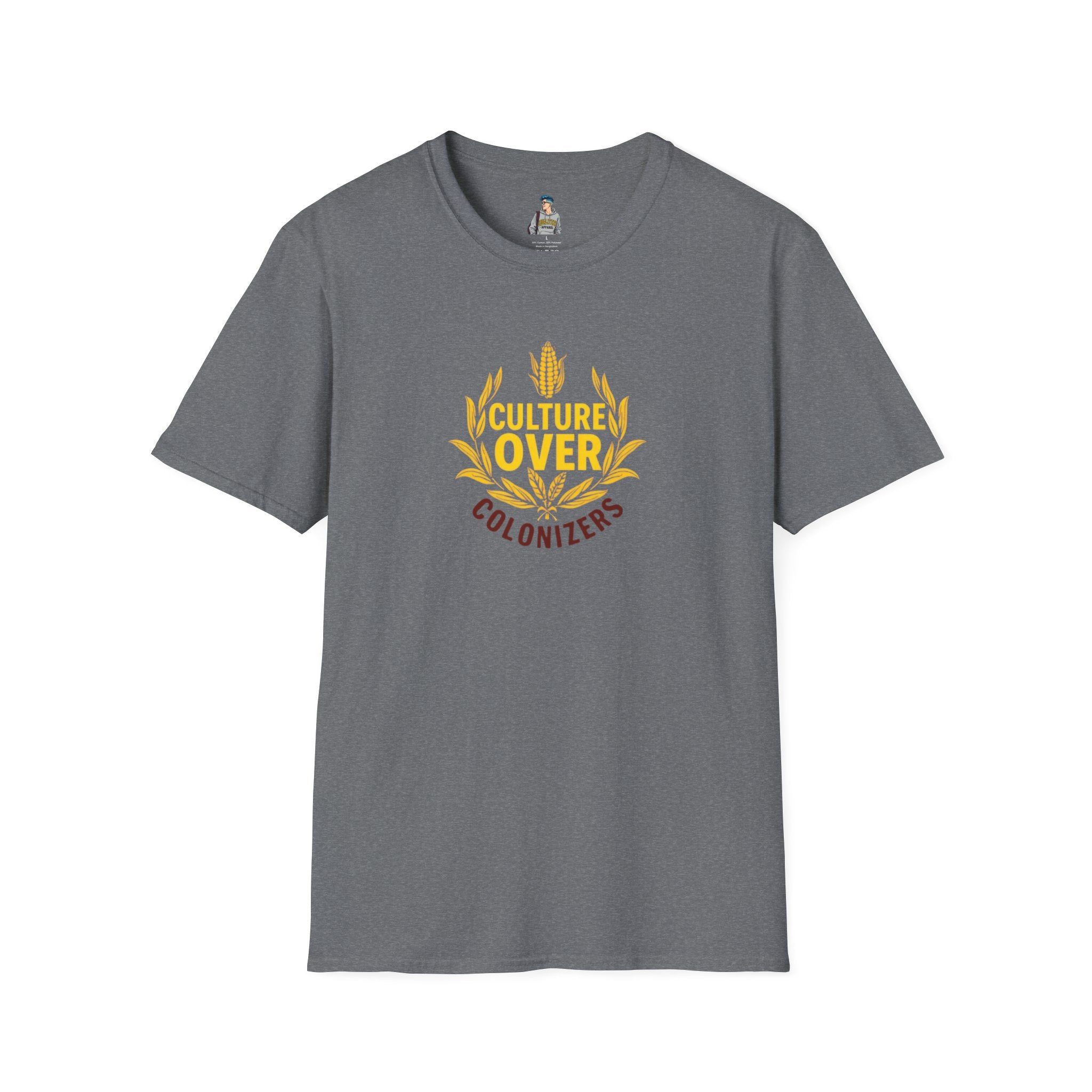 'Culture Over Colonizers' Unisex Softstyle T-shirt