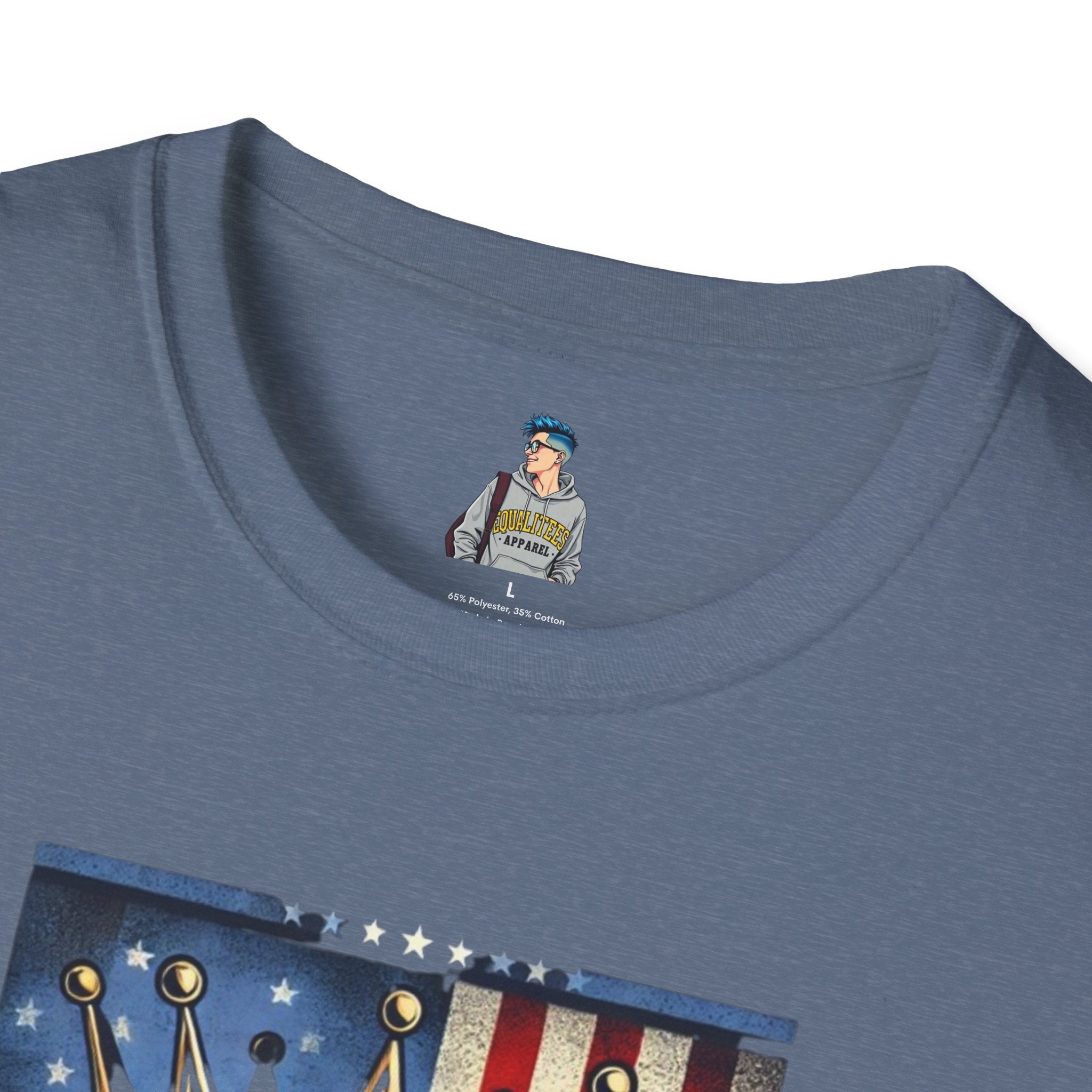 No Kings in America-Democracy Matters  Unisex Softstyle T-Shirt