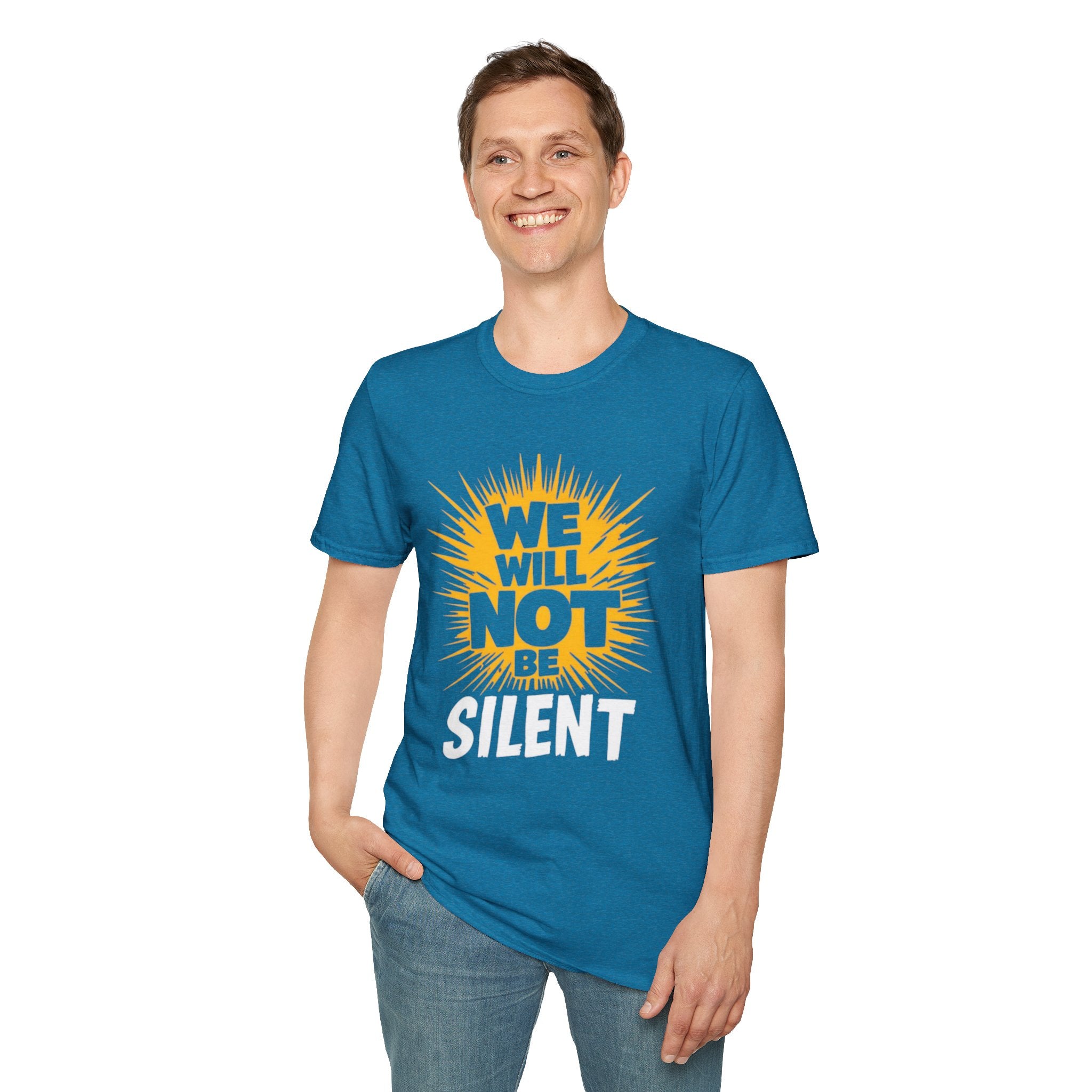 Empowerment Graphic Tee - We Will Not Be Silent | Unisex Softstyle T-Shirt