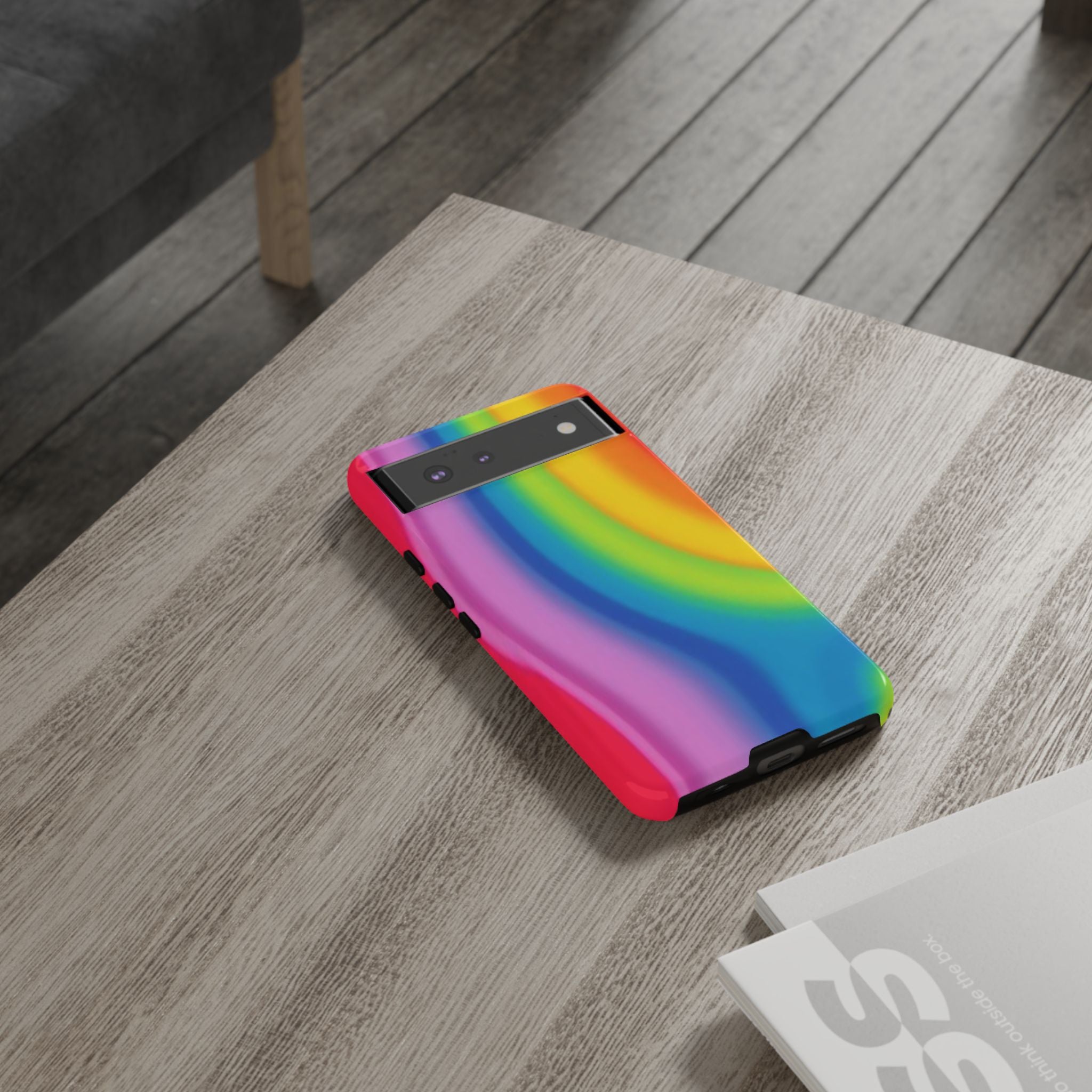 Rainbow Swirl Tough Case for Android
