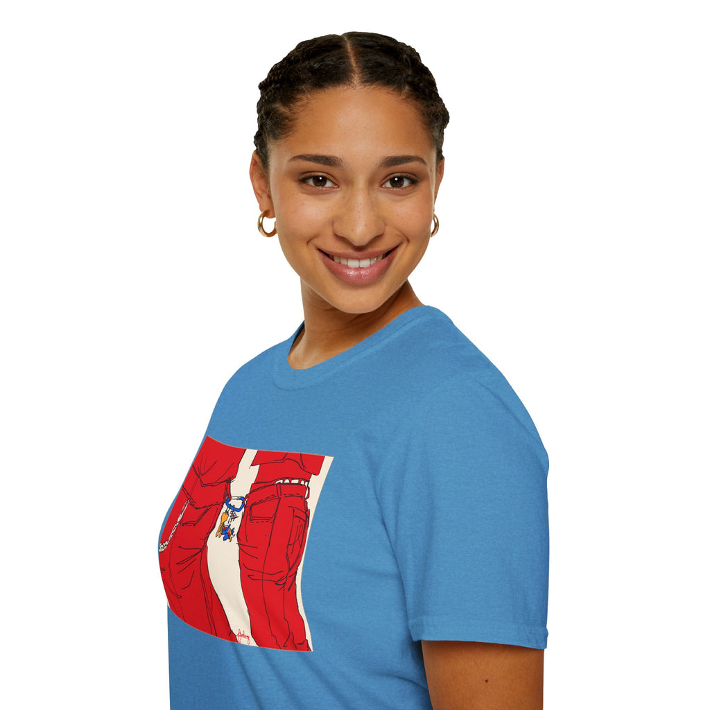 Red Jeans by Audrey Pride Tree Las Vegas T-Shirt