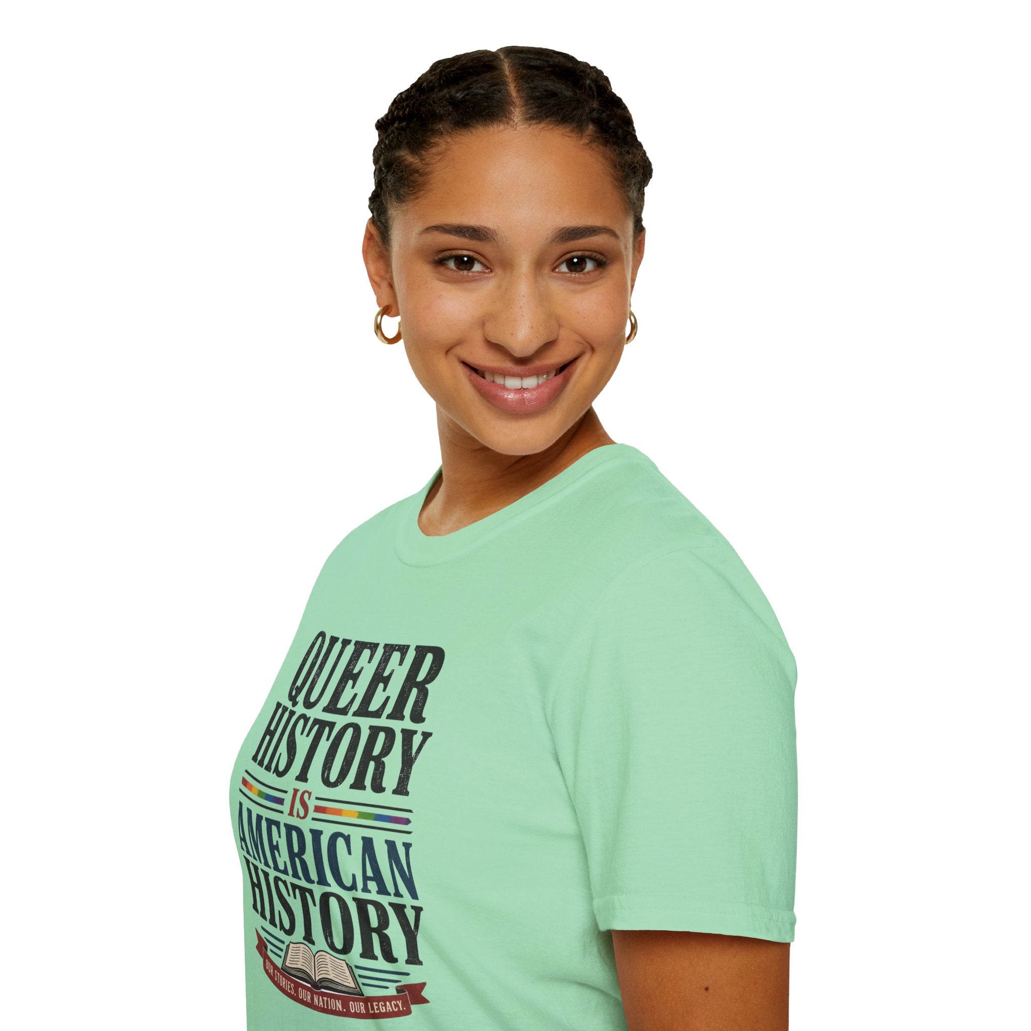 Queer History Is American — Graphic T-Shirt
