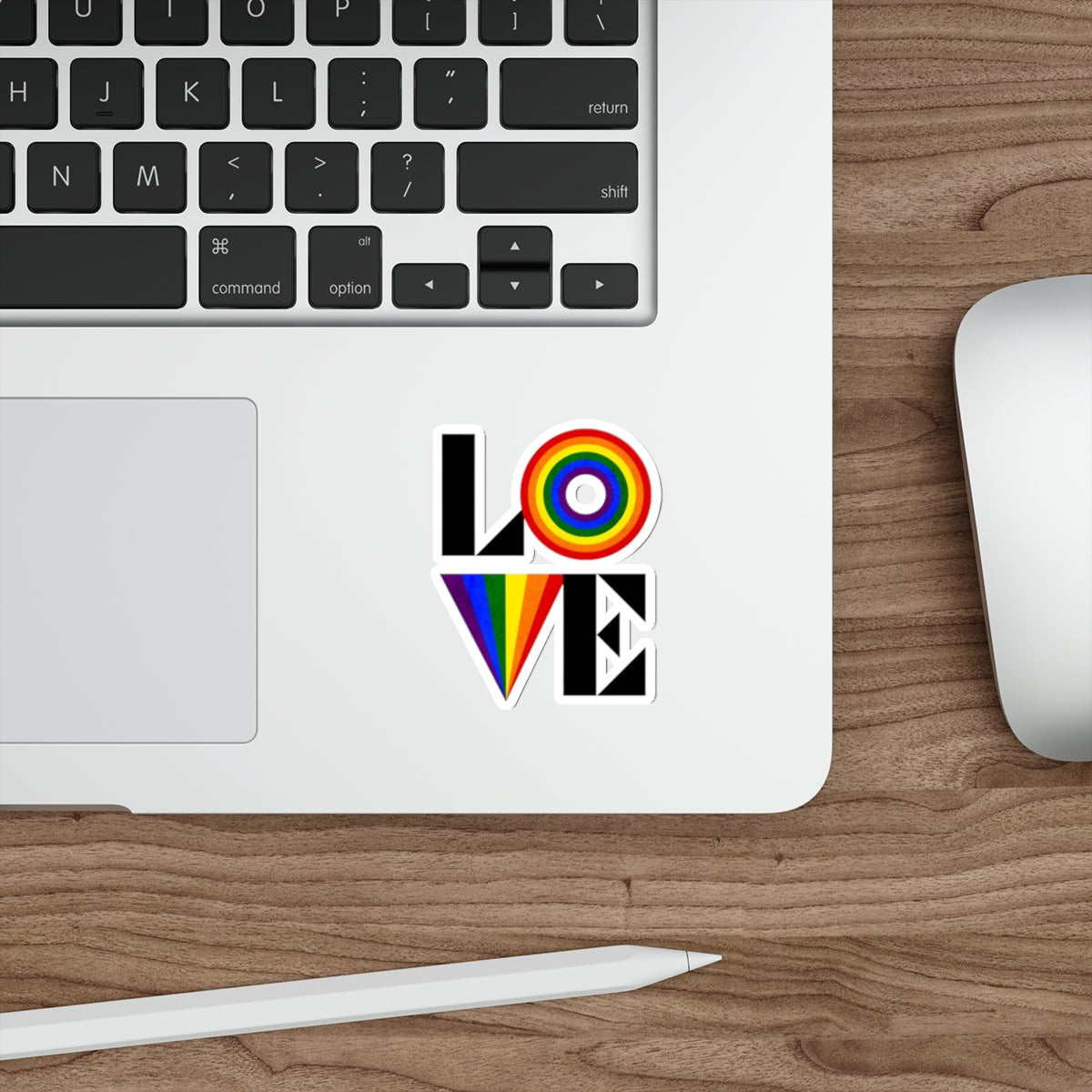 Die-Cut Stickers - Rainbow LOVE