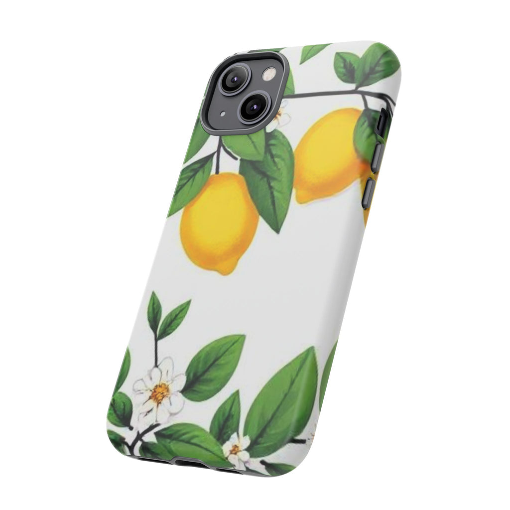 Lemon Blossom Tough Phone Case for iPhone