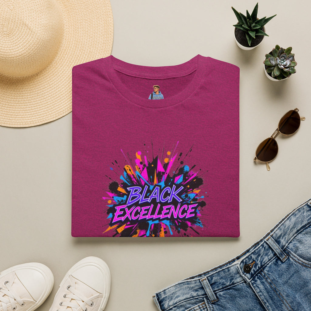 Unisex Softstyle T-Shirt - Black Excellence Graphic Tee