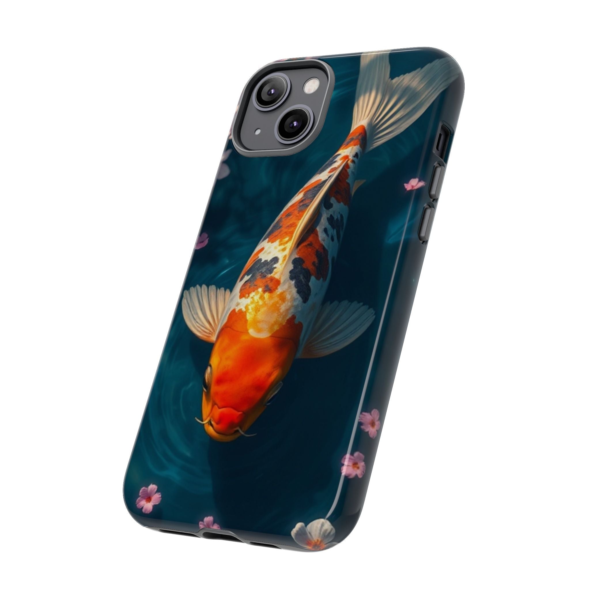 Peaceful Koi Cherry Blossom Tough Cases For Android & iPhone