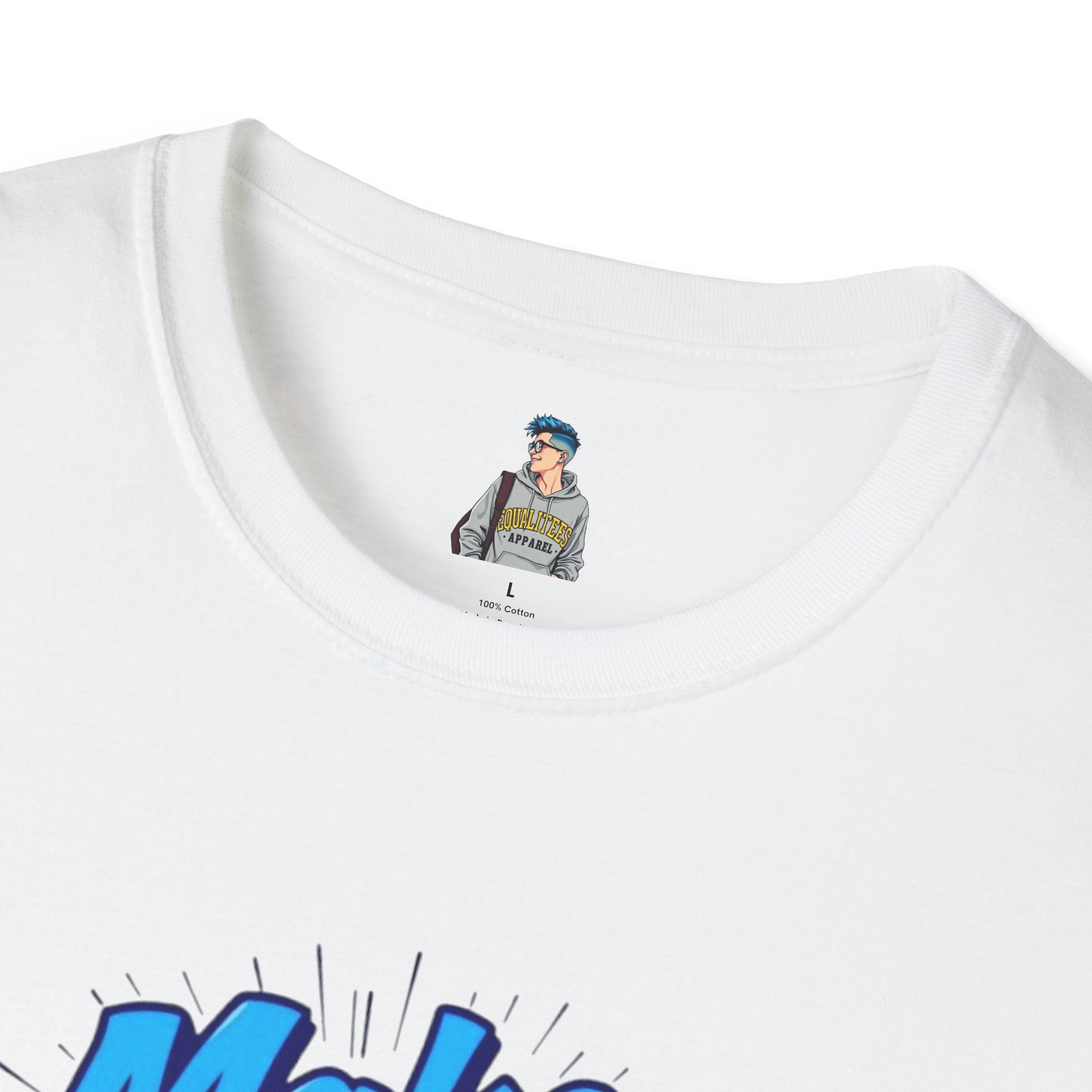 Make Good Trouble Blue Graphic Unisex T-Shirt - Fun & Bold Design for Everyday Wear