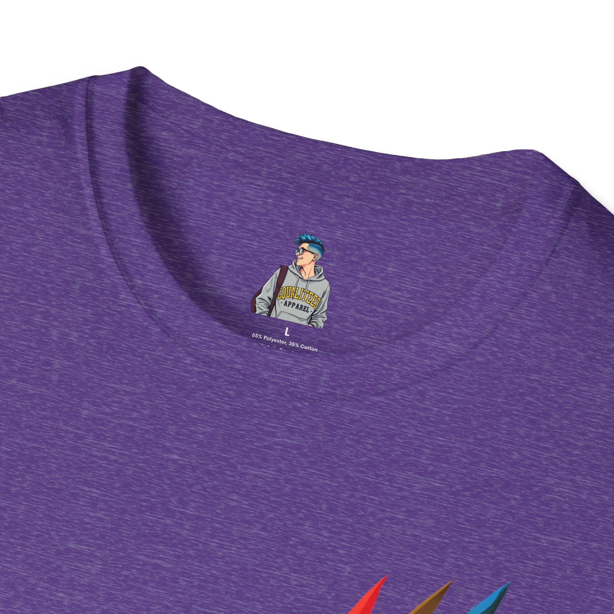 Rainbow Scratch Unisex Softstyle T-Shirt - Casual Comfort for All Occasions