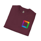 Pride-Theme Unisex Softstyle T-Shirt - "True freedom is Equality for ALL"