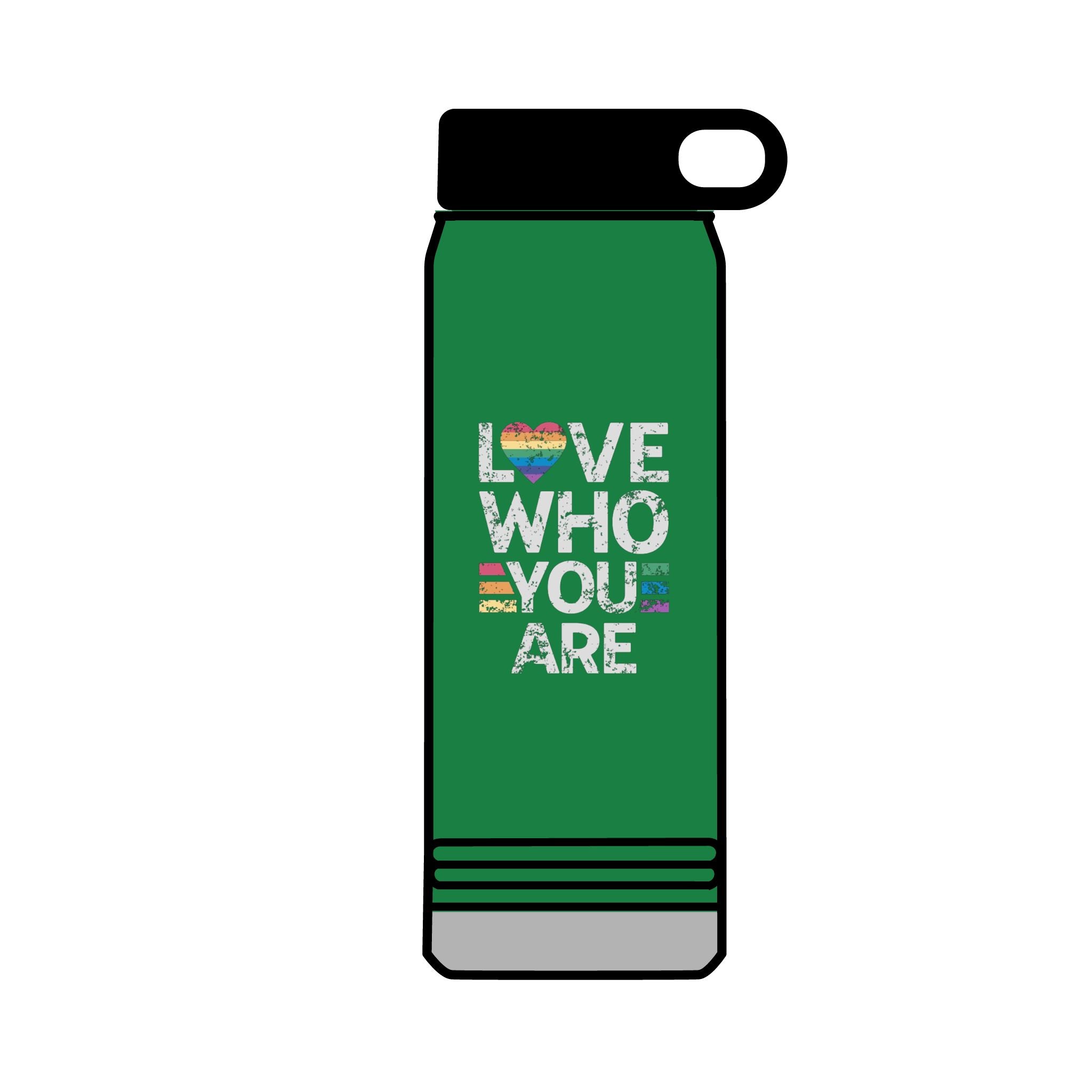 32oz Water Bottle Love Who You Are
