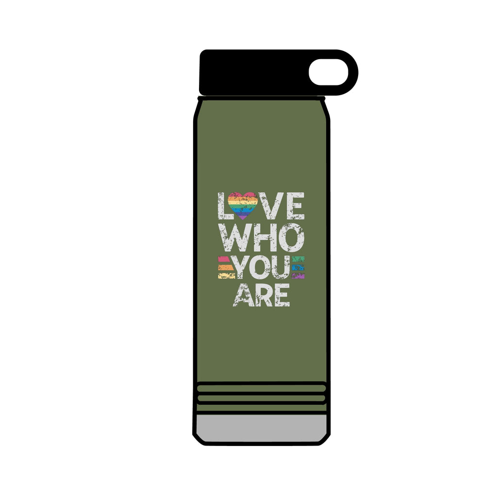 32oz Water Bottle Love Who You Are