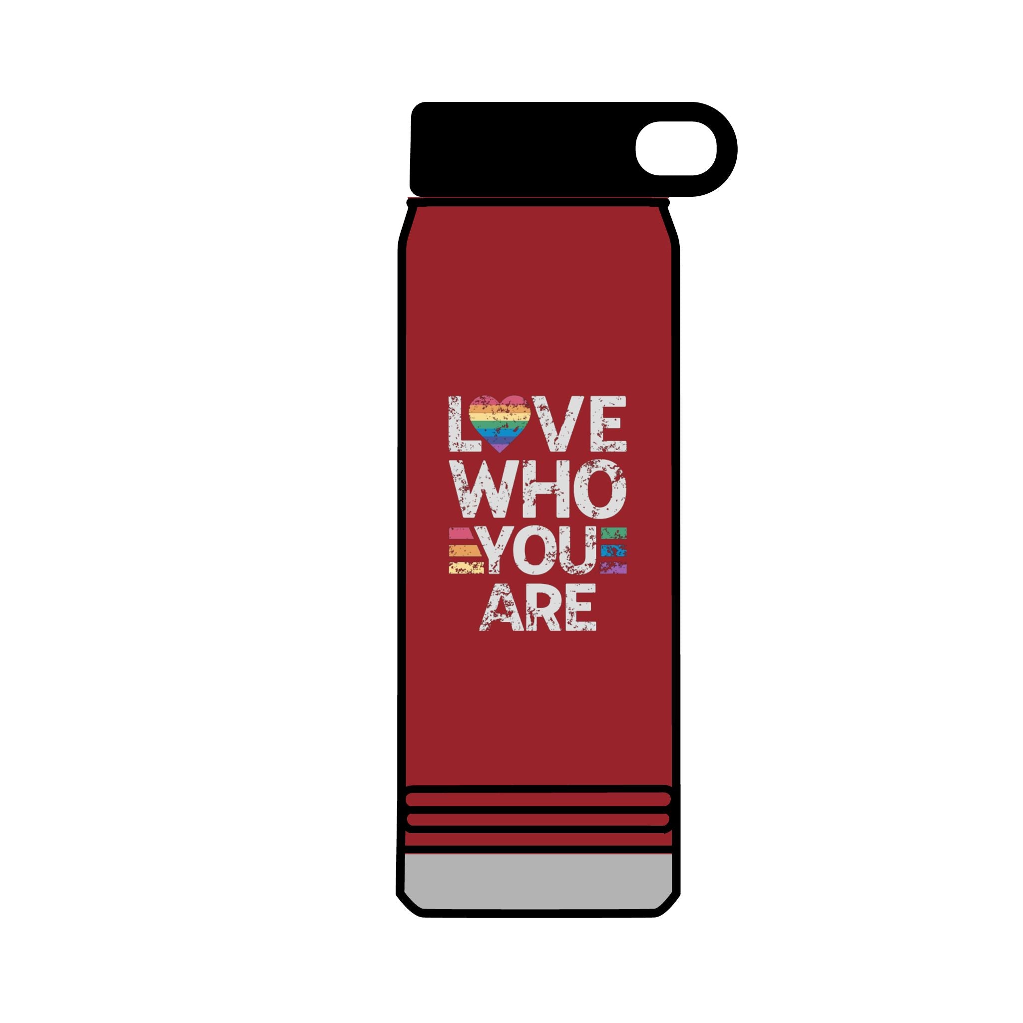 32oz Water Bottle Love Who You Are