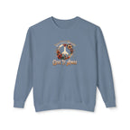 Unisex Lightweight Crewneck Sweatshirt - 'Love Costs Nothing, Give It Away' Inspirational Sweatshirt