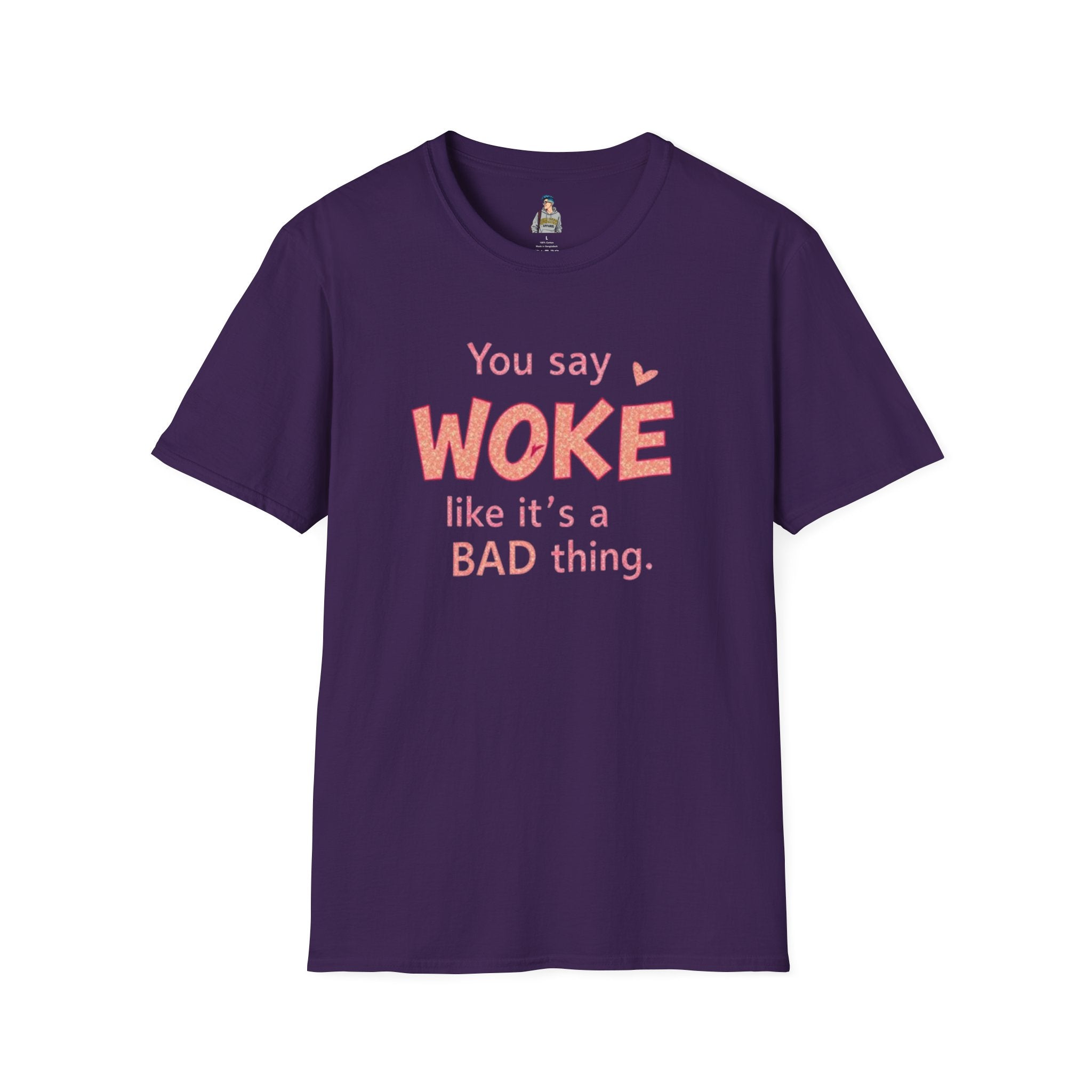 Woke is Empathy Unisex Softstyle T-Shirt - Bold Statement Tee for Everyday Activists