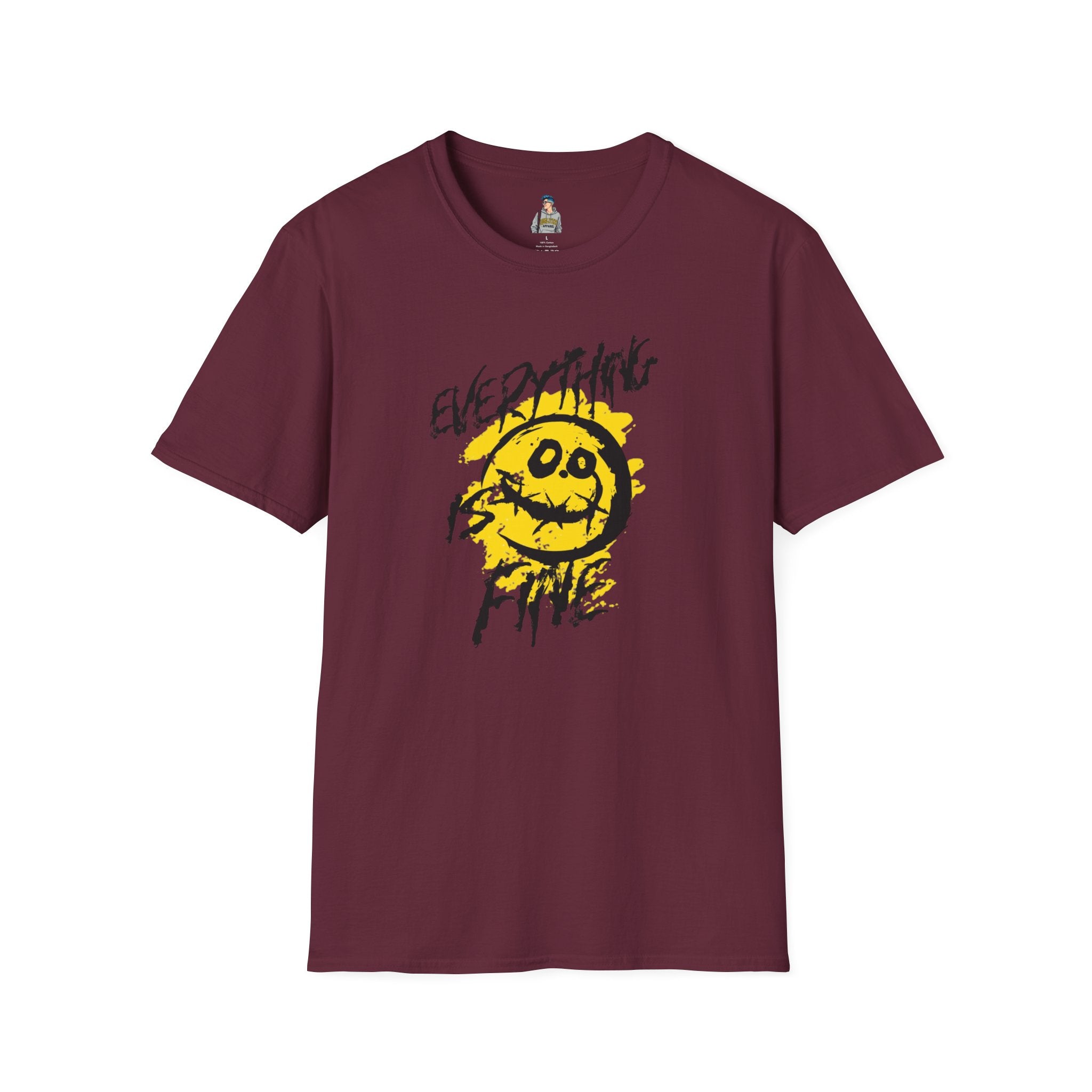 Everything is Fine Unisex Softstyle T-Shirt