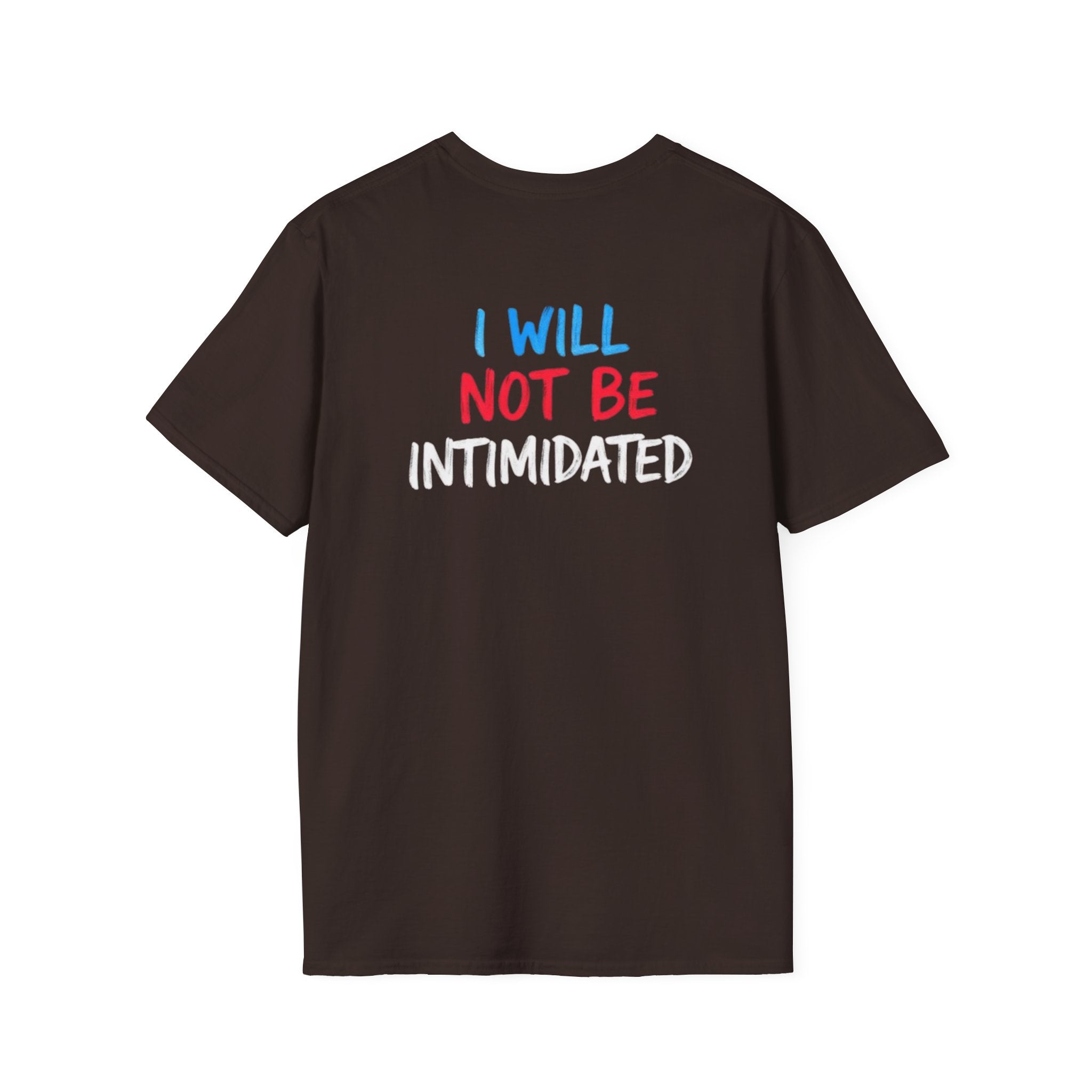 Ballots > Bullies T-Shirt — "I Will Not Be Intimidated" Voter Rights Tee