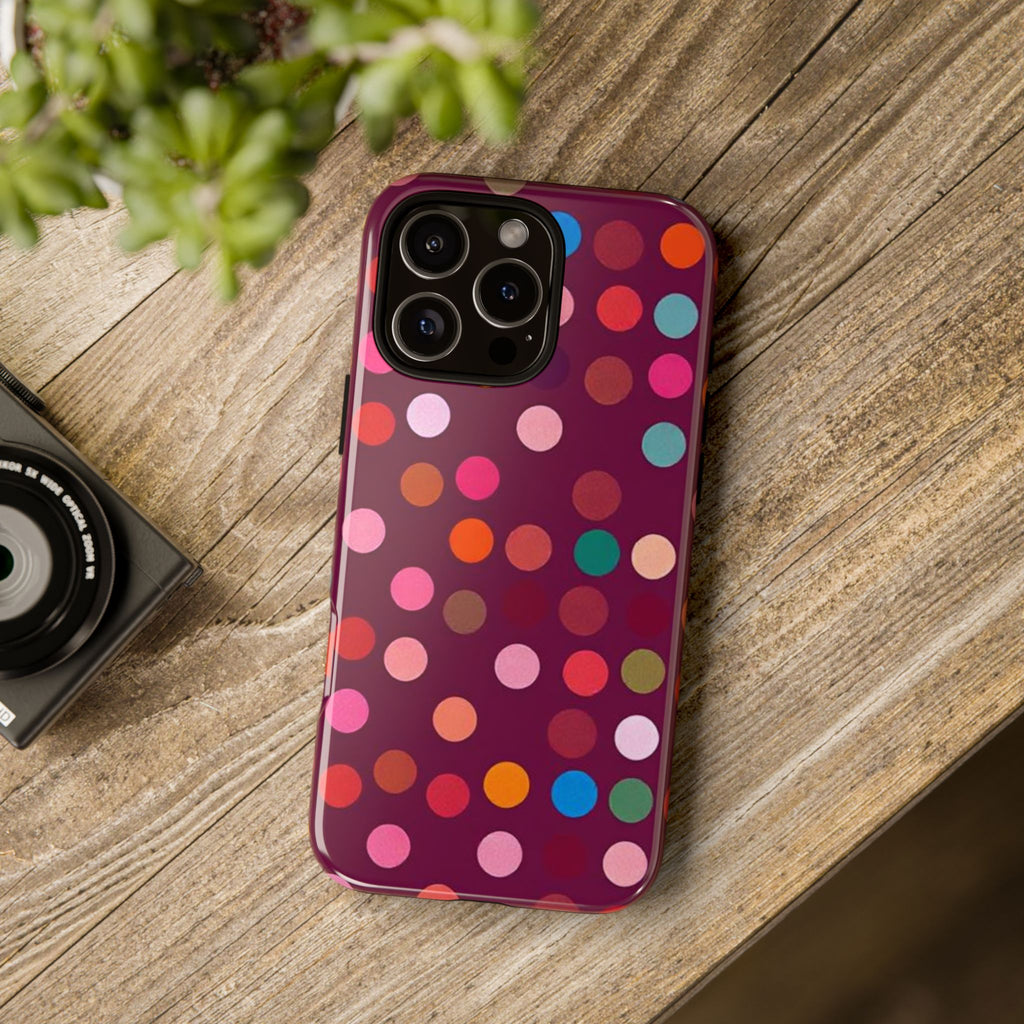 Polka Dot Tough Case for iPhone