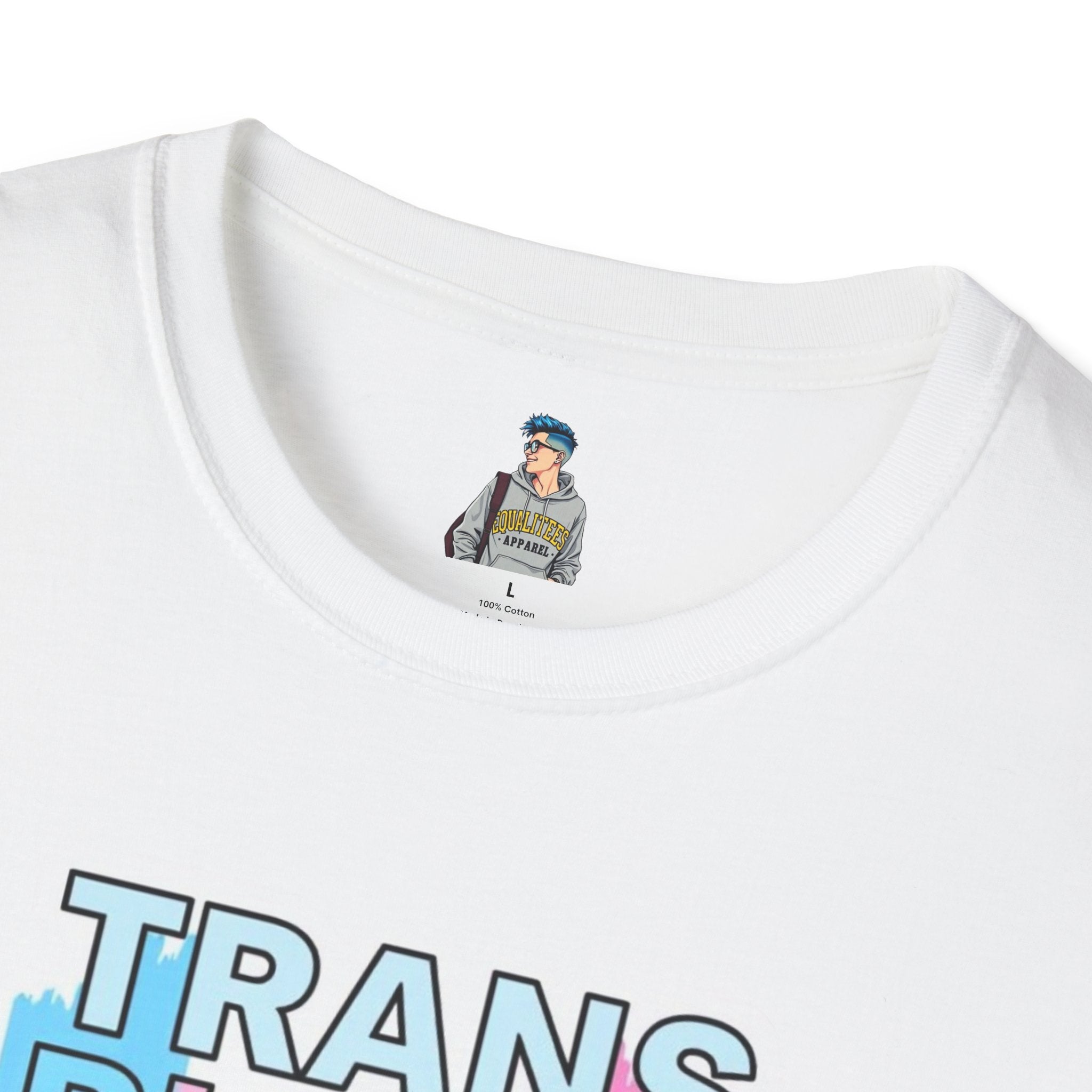 Trans Rights Unisex Softstyle T-Shirt - Support Equality & Trans Rights