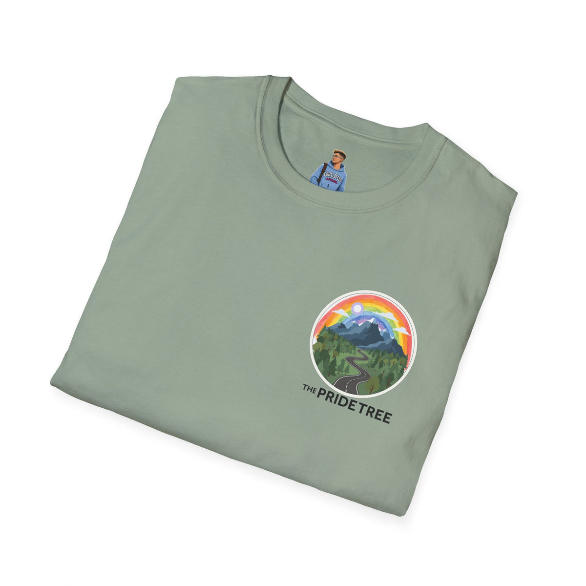 Pride Tree Las Vegas Mountain Graphic T-Shirt