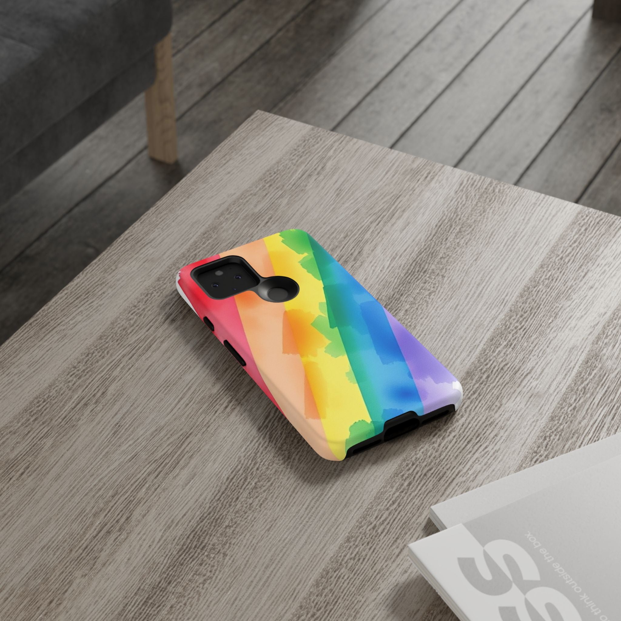 Rainbow Watercolor Art Tough Cases For Android & iPhone