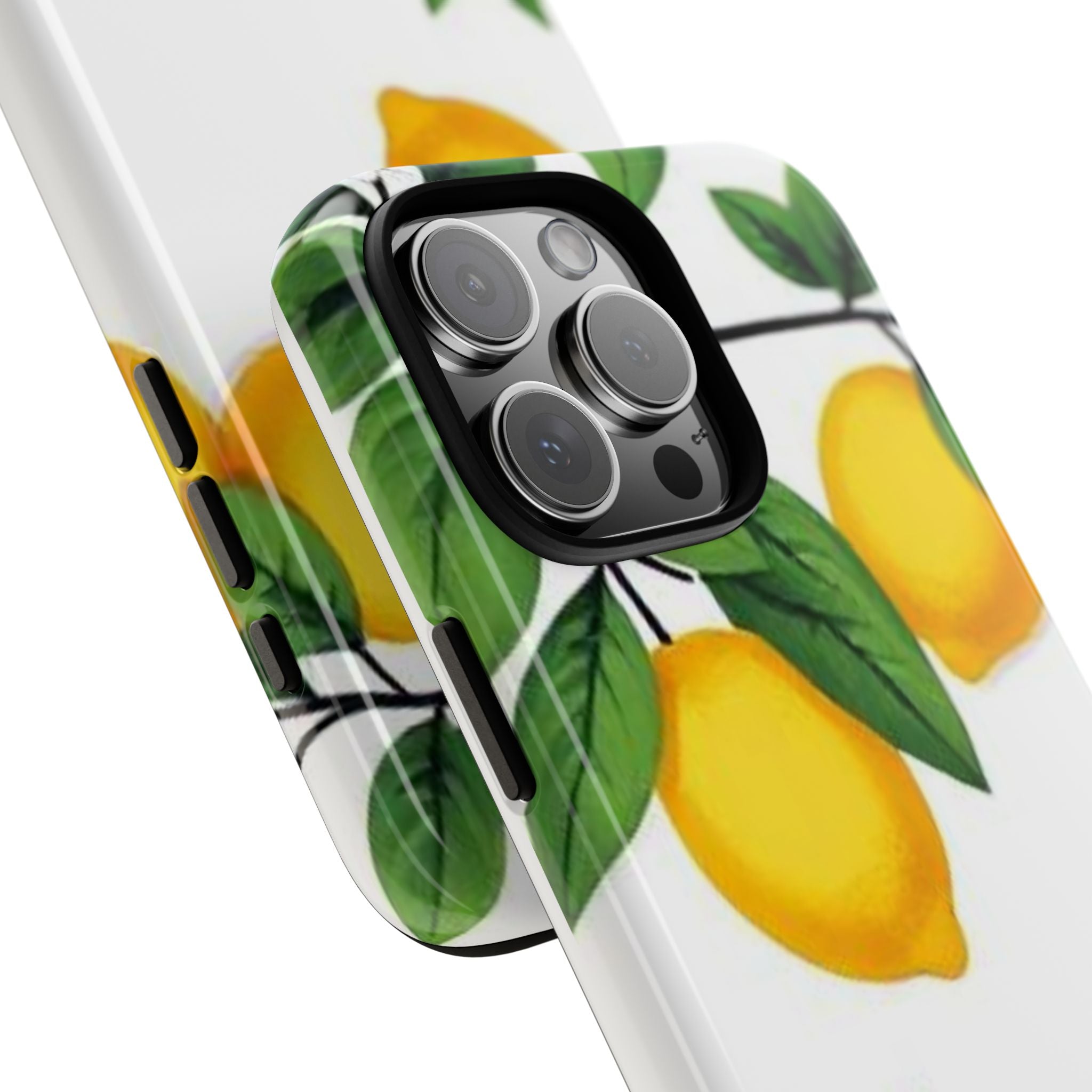 Lemon Blossom Tough Phone Case for iPhone