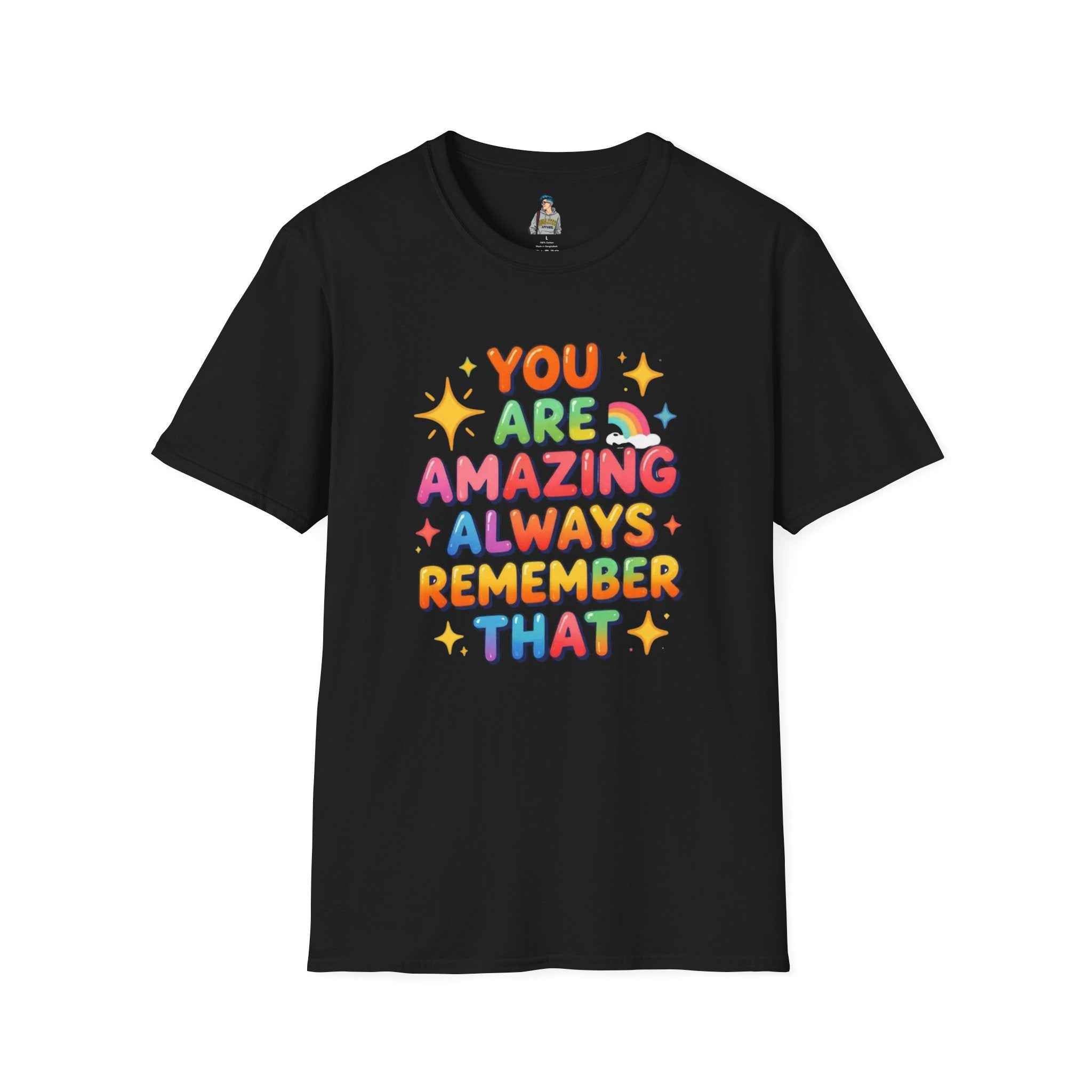 You Are Amazing T-Shirt — Colorful Inspirational Graphic Tee