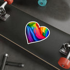 Die-Cut Stickers - Rainbow Heart