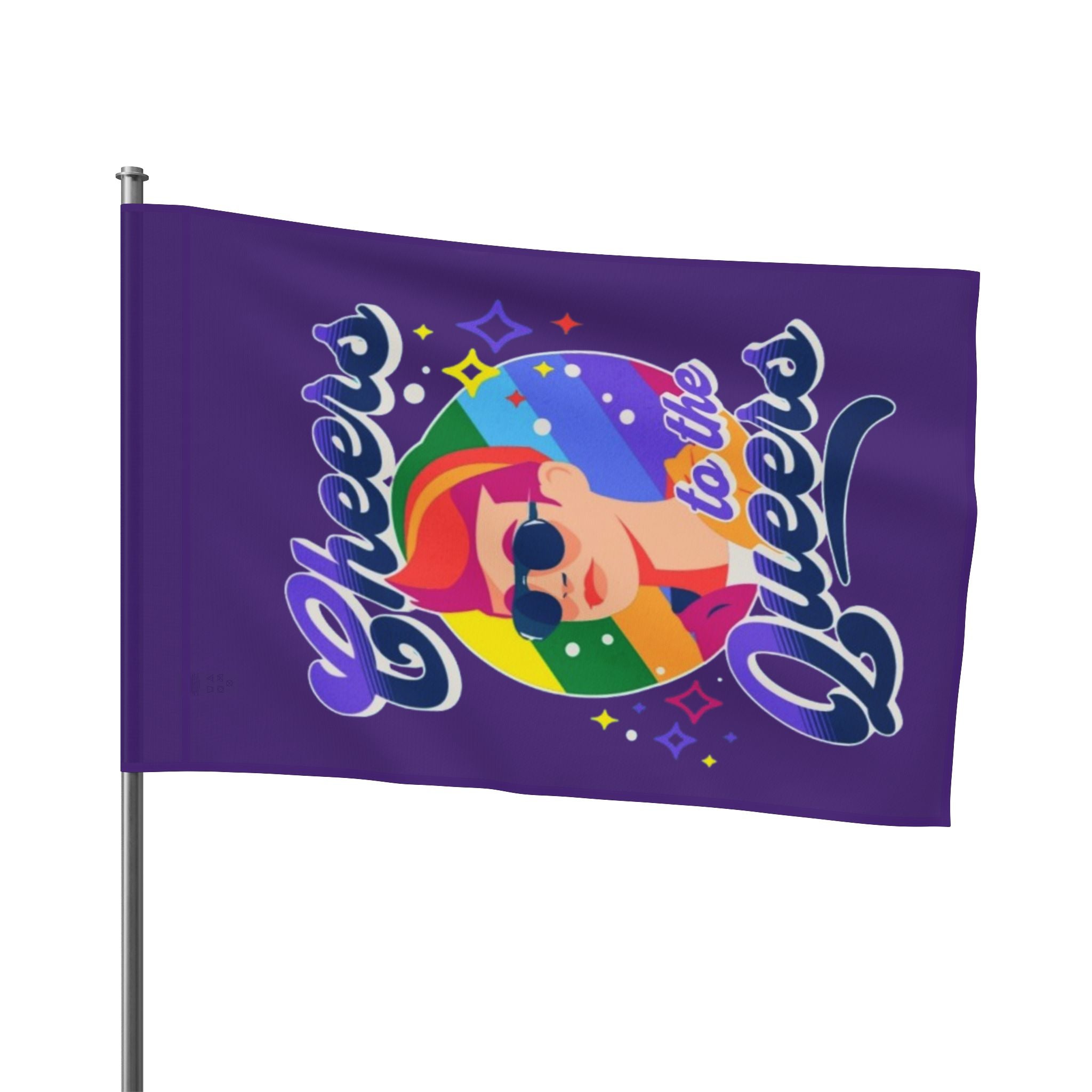 Cheers to the Queers Pride Flag