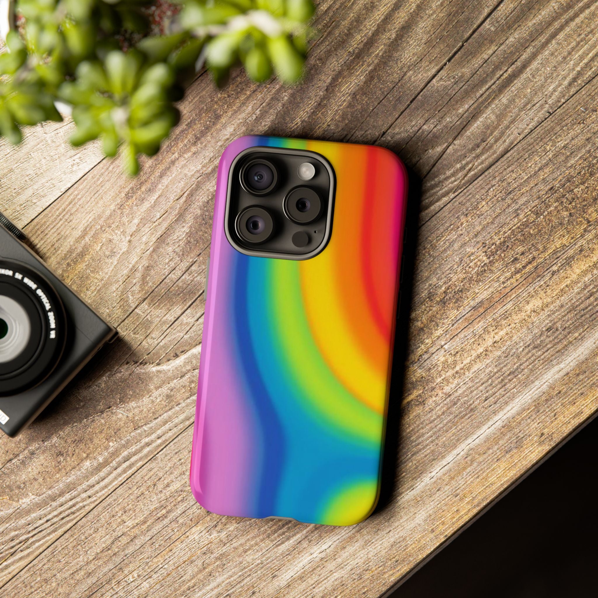 Rainbow Swirl Tough Phone Case for iPhone