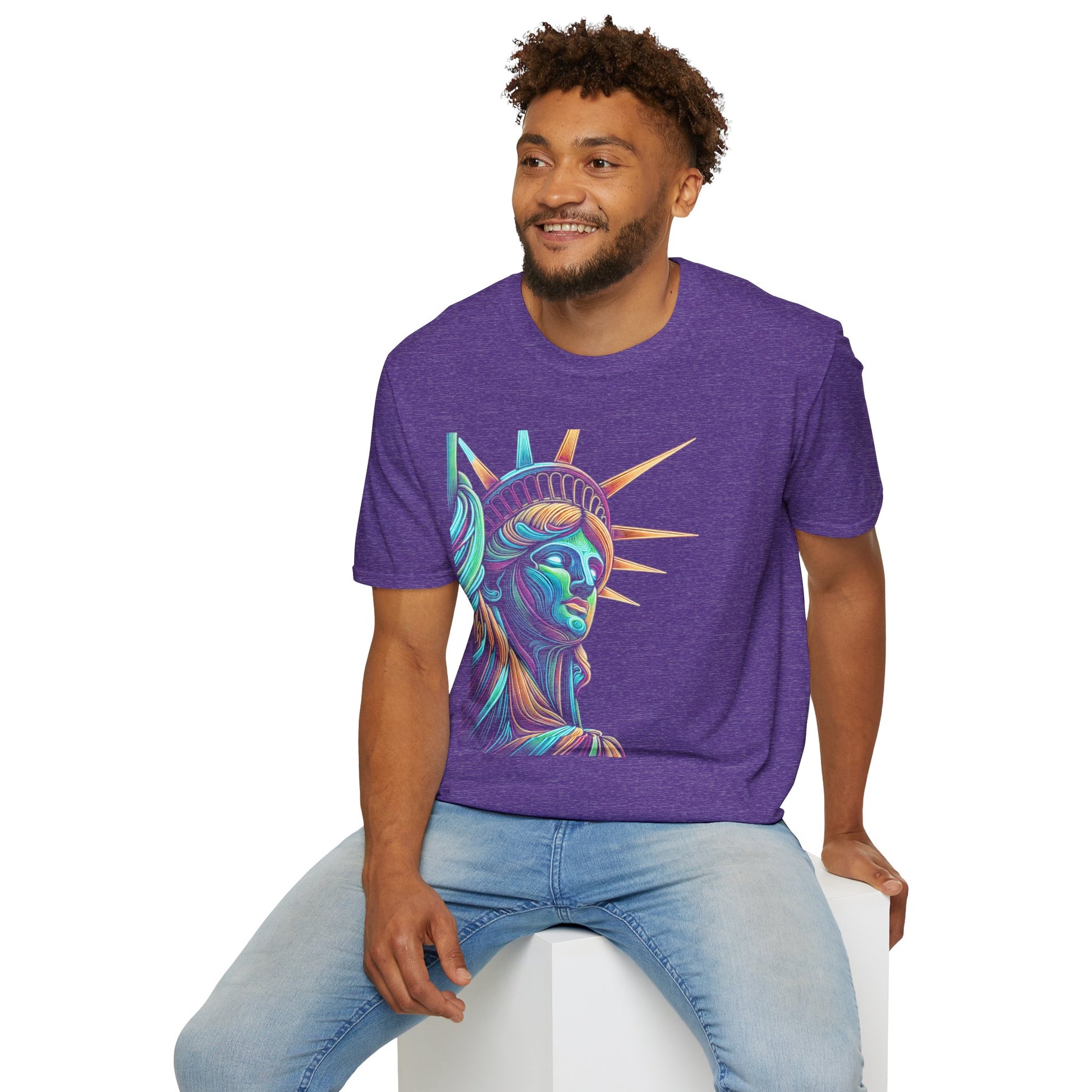 Lady Liberty - Softstyle Unisex T-Shirt